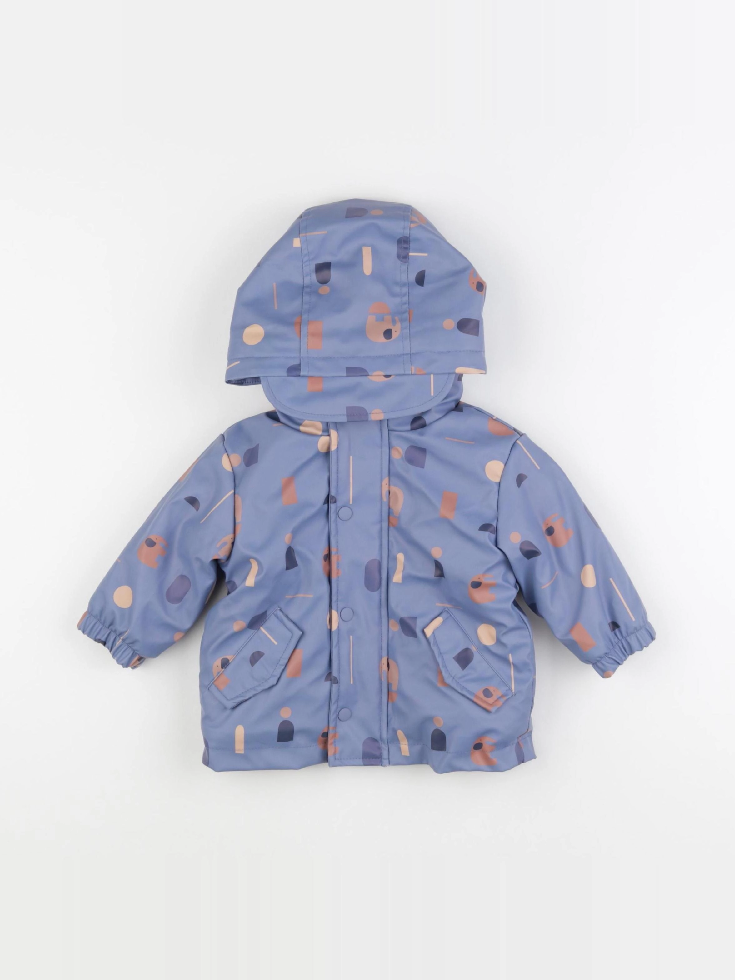 Vertbaudet - imperméable bleu - 6 mois