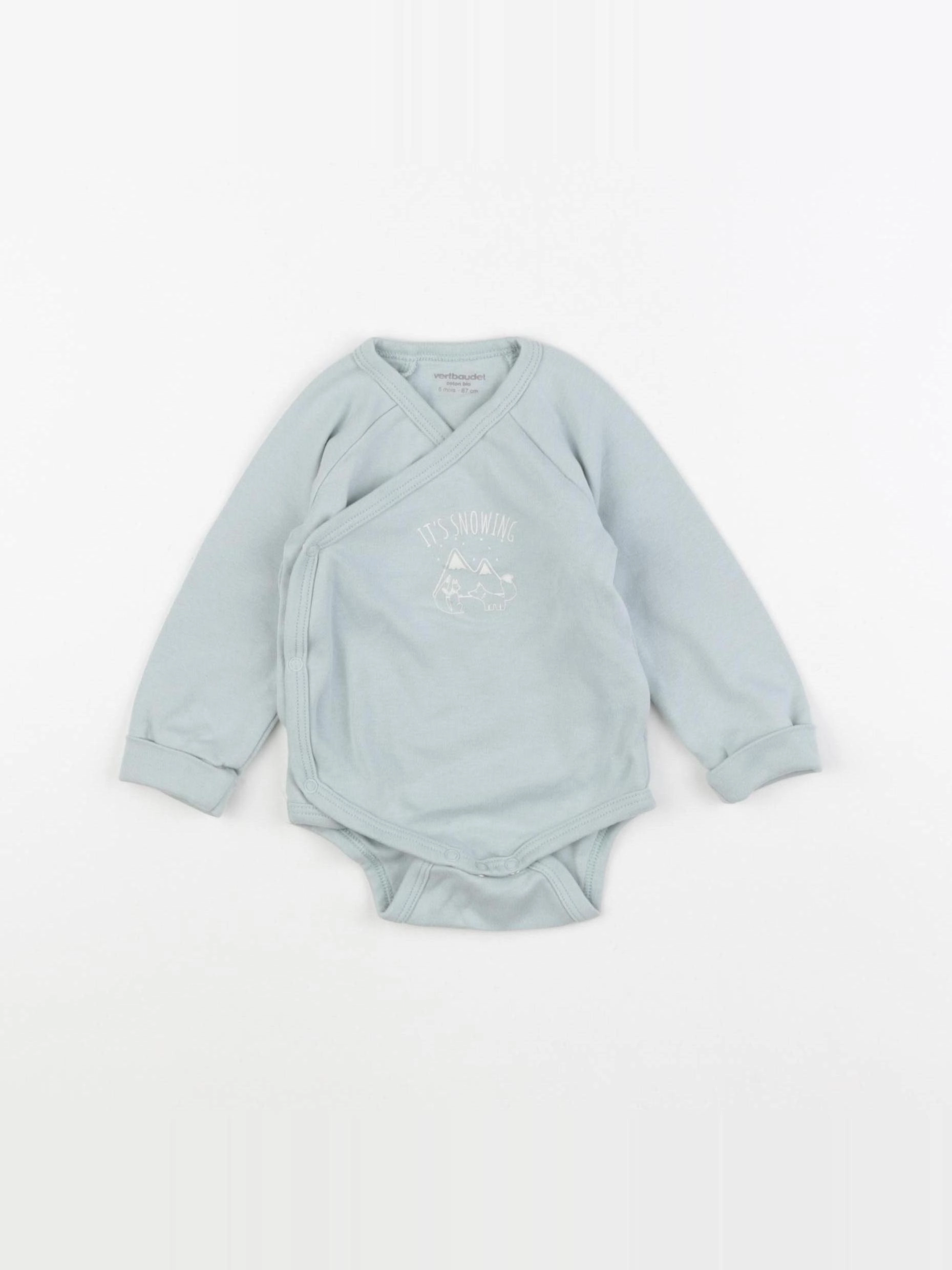 Vertbaudet - body vert - 6 mois