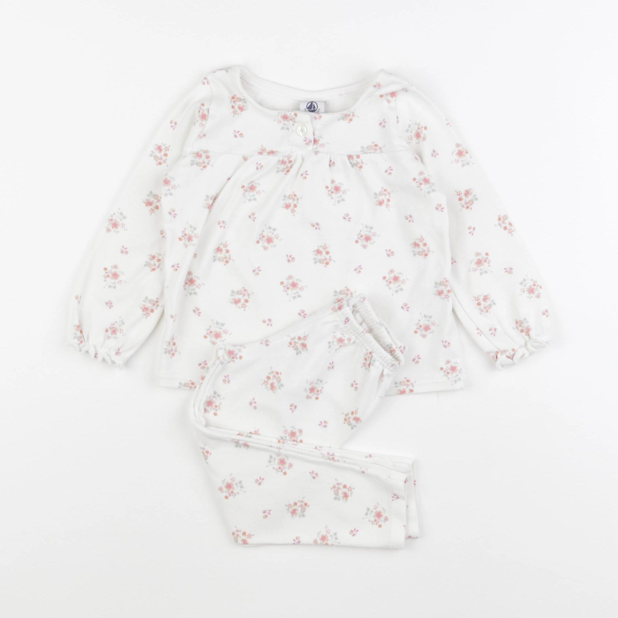 Petit Bateau - pyjama coton multicolore - 2 ans