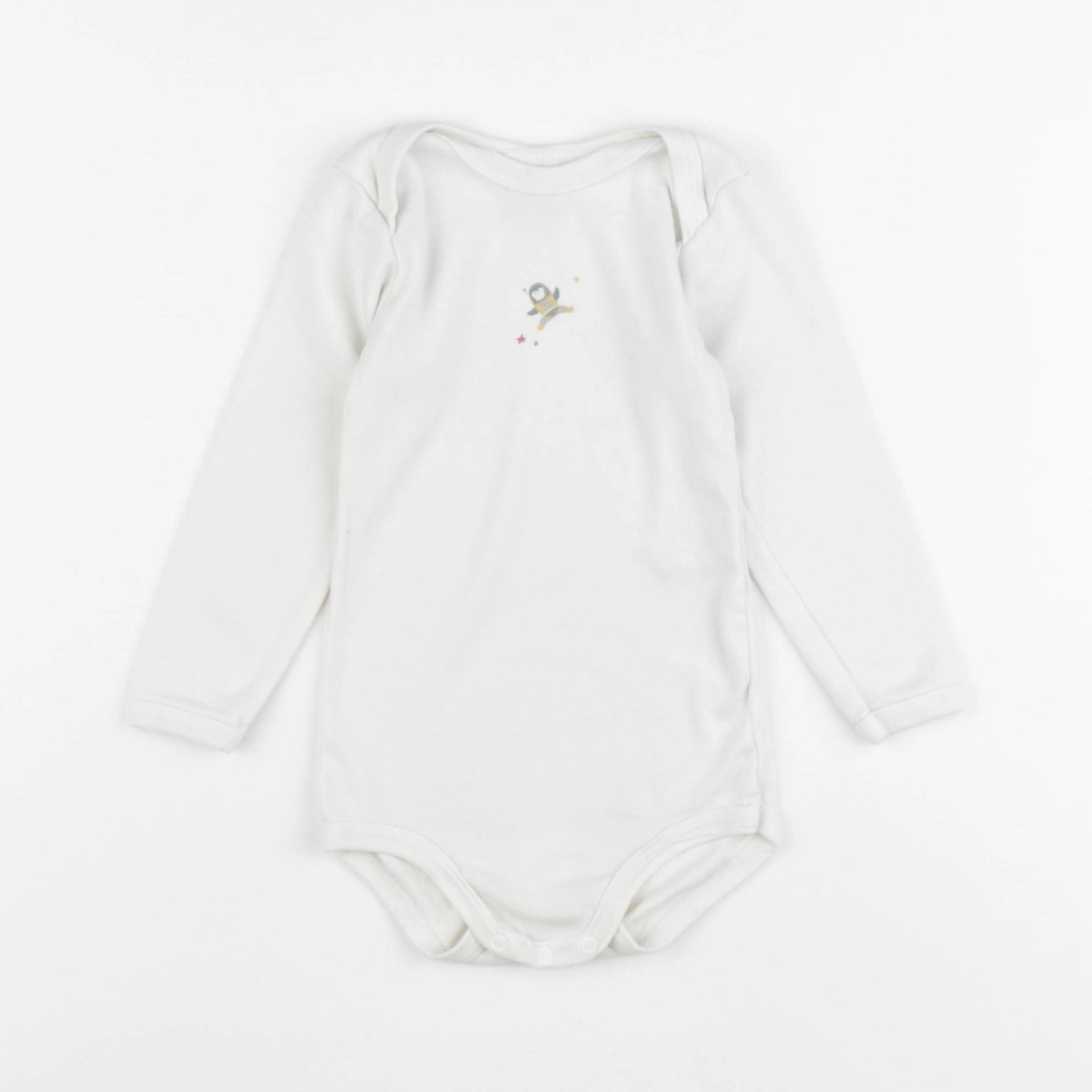 Petit Bateau - body blanc - 24 mois