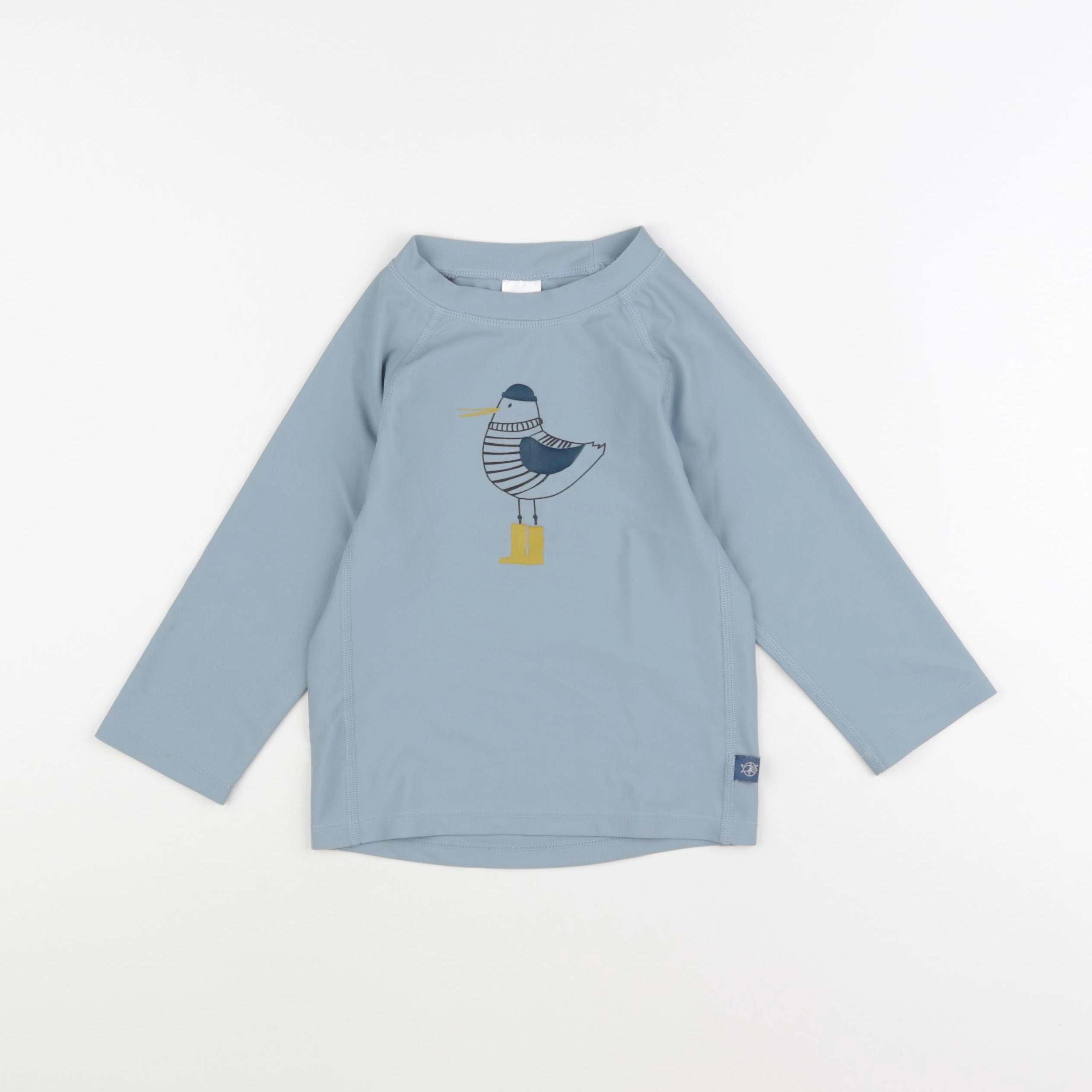 Lassig - tee-shirt de bain bleu - 36 mois
