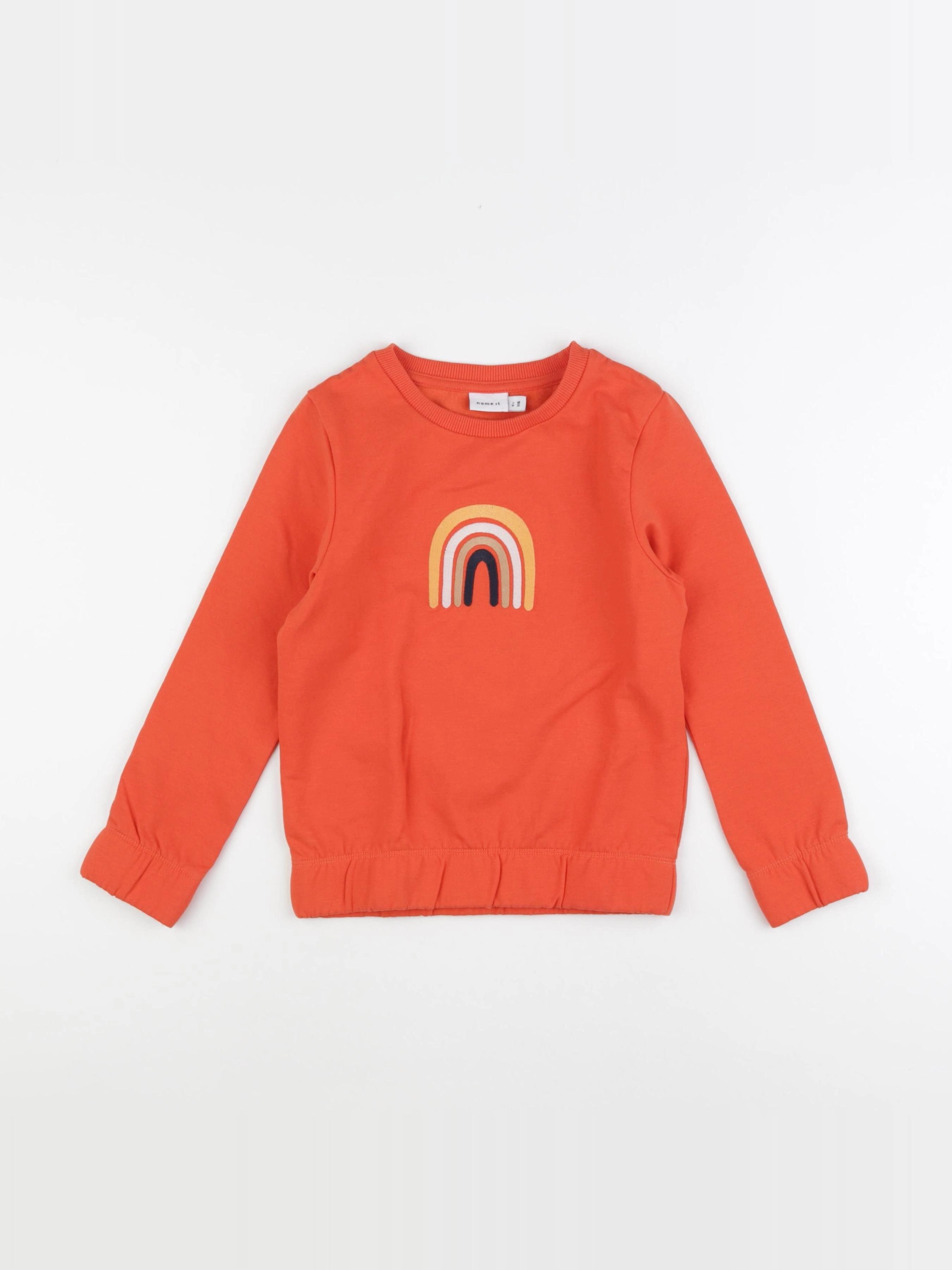 Name it - sweat orange - 6 ans