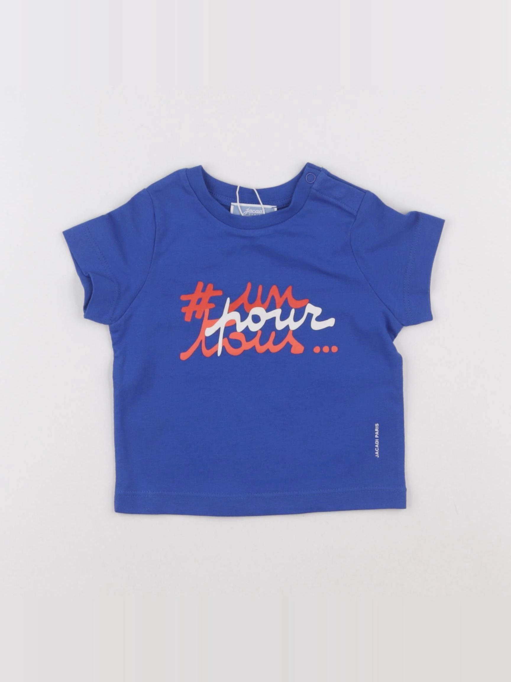 Jacadi - tee-shirt bleu - 6 mois
