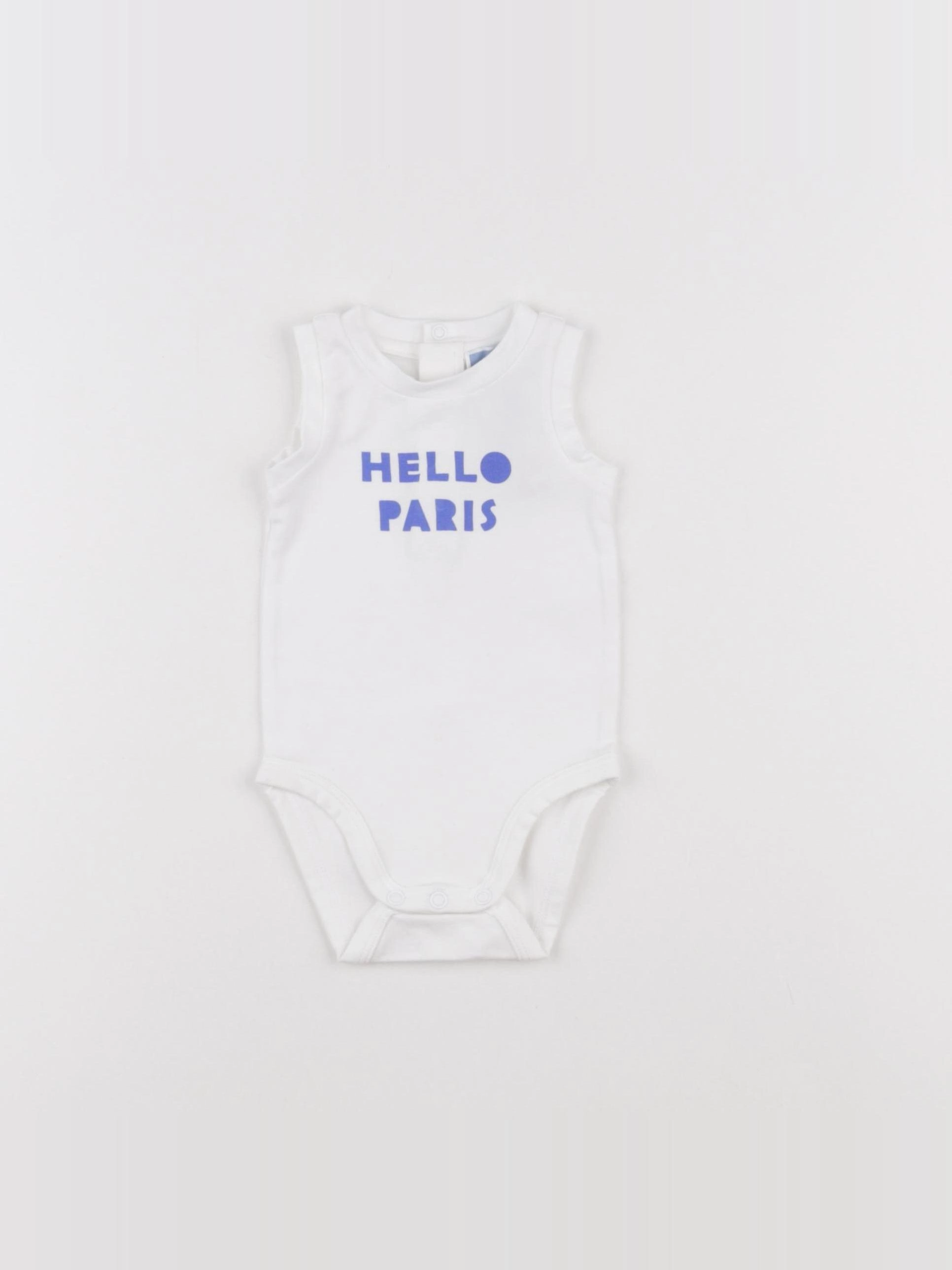 Jacadi - body blanc - 1 mois