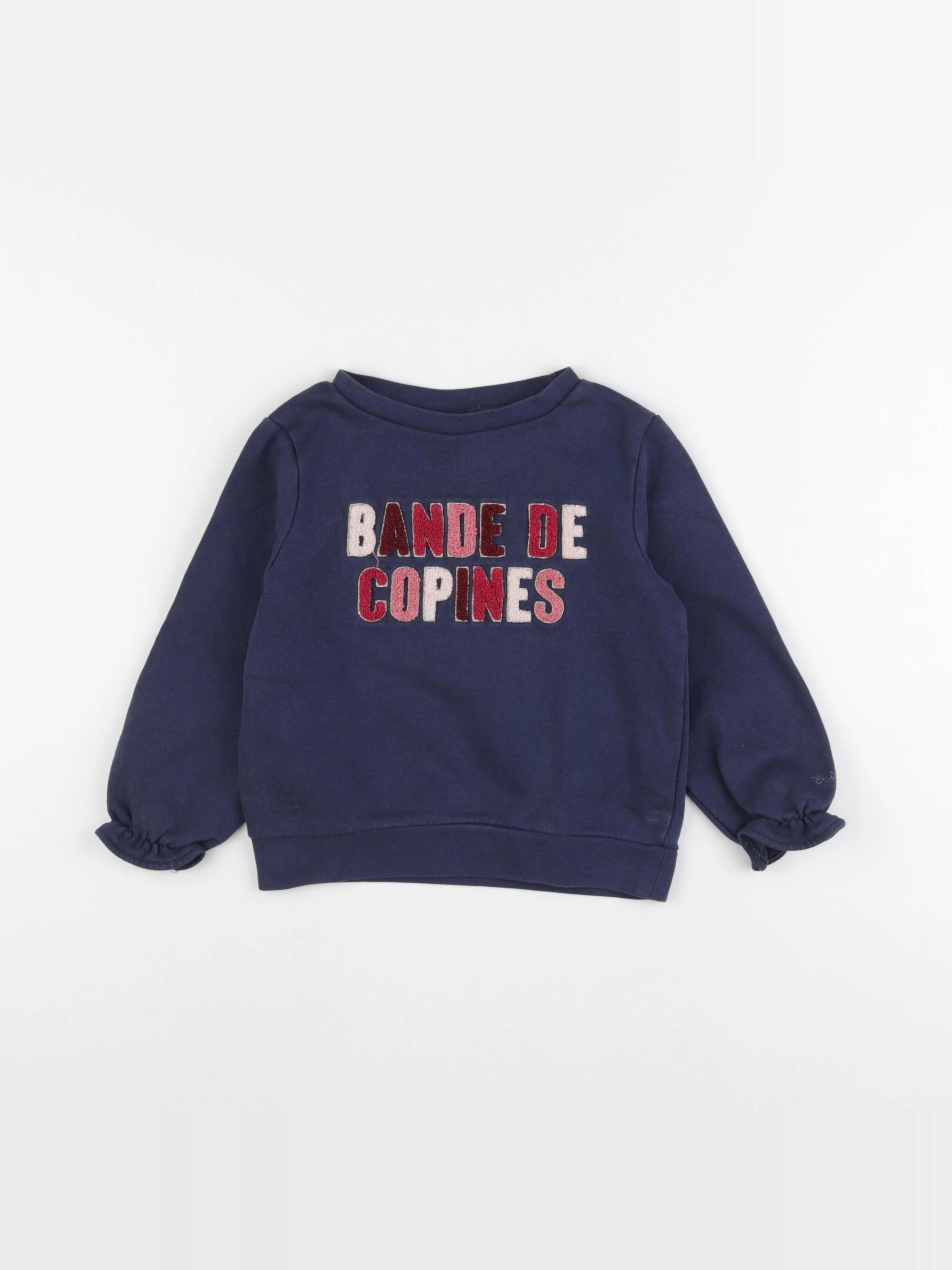 Tape à l'oeil - sweat bleu - 4 ans