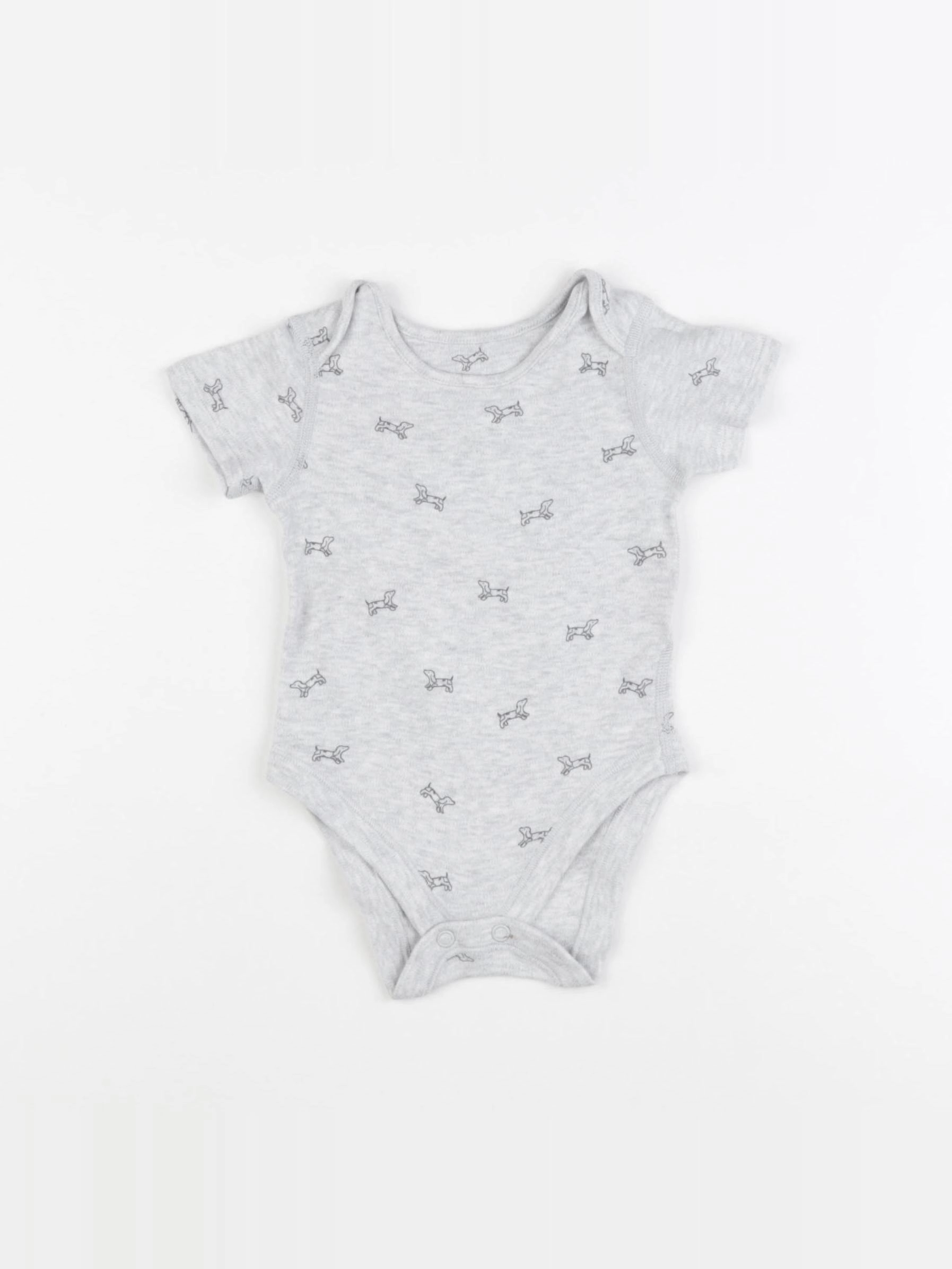 Marks & Spencer  - body gris - 0/3 mois