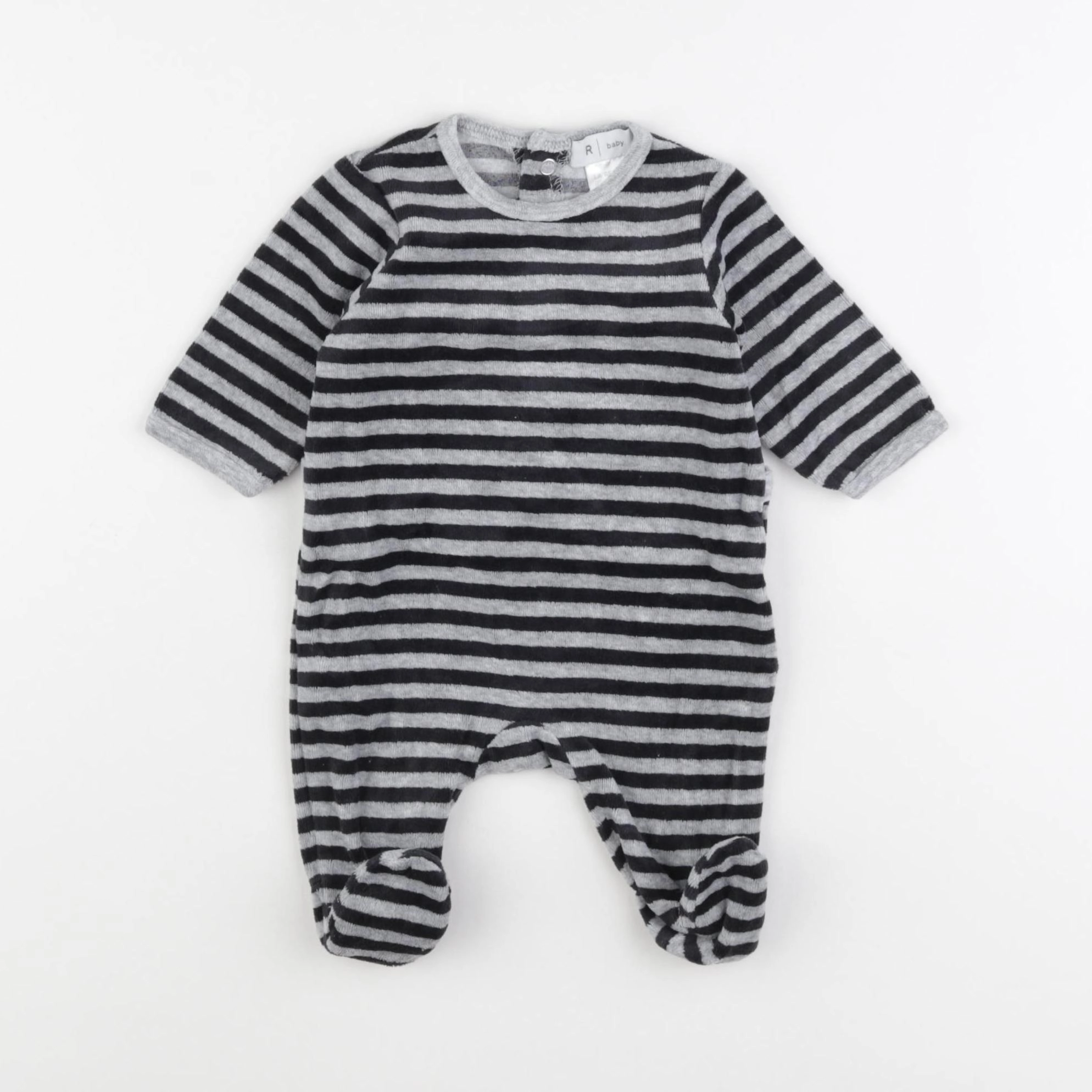La Redoute - pyjama velours noir - 1 mois