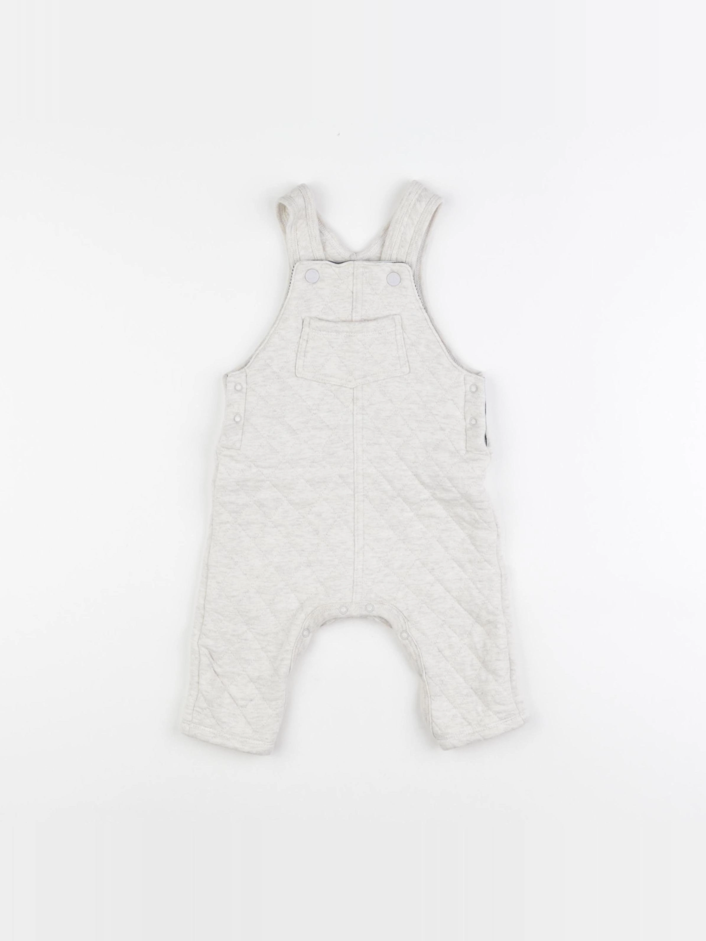Petit Bateau - combinaison gris - 6 mois