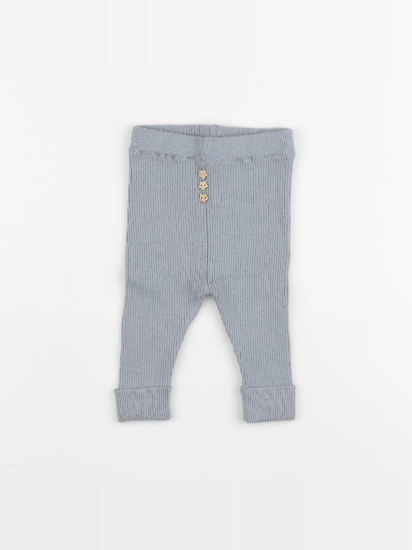 Vertbaudet - legging bleu - 3 mois
