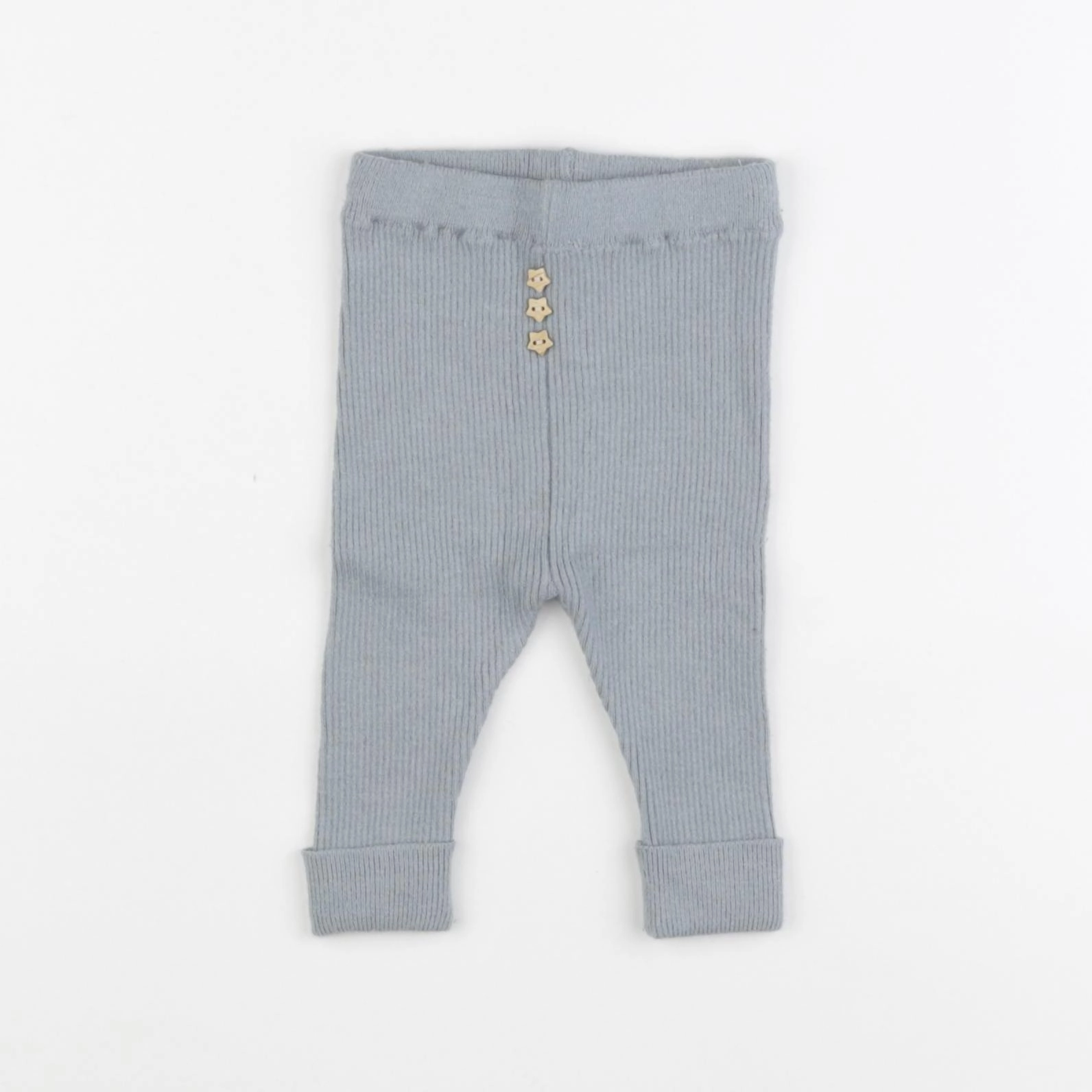 Vertbaudet - legging bleu - 3 mois