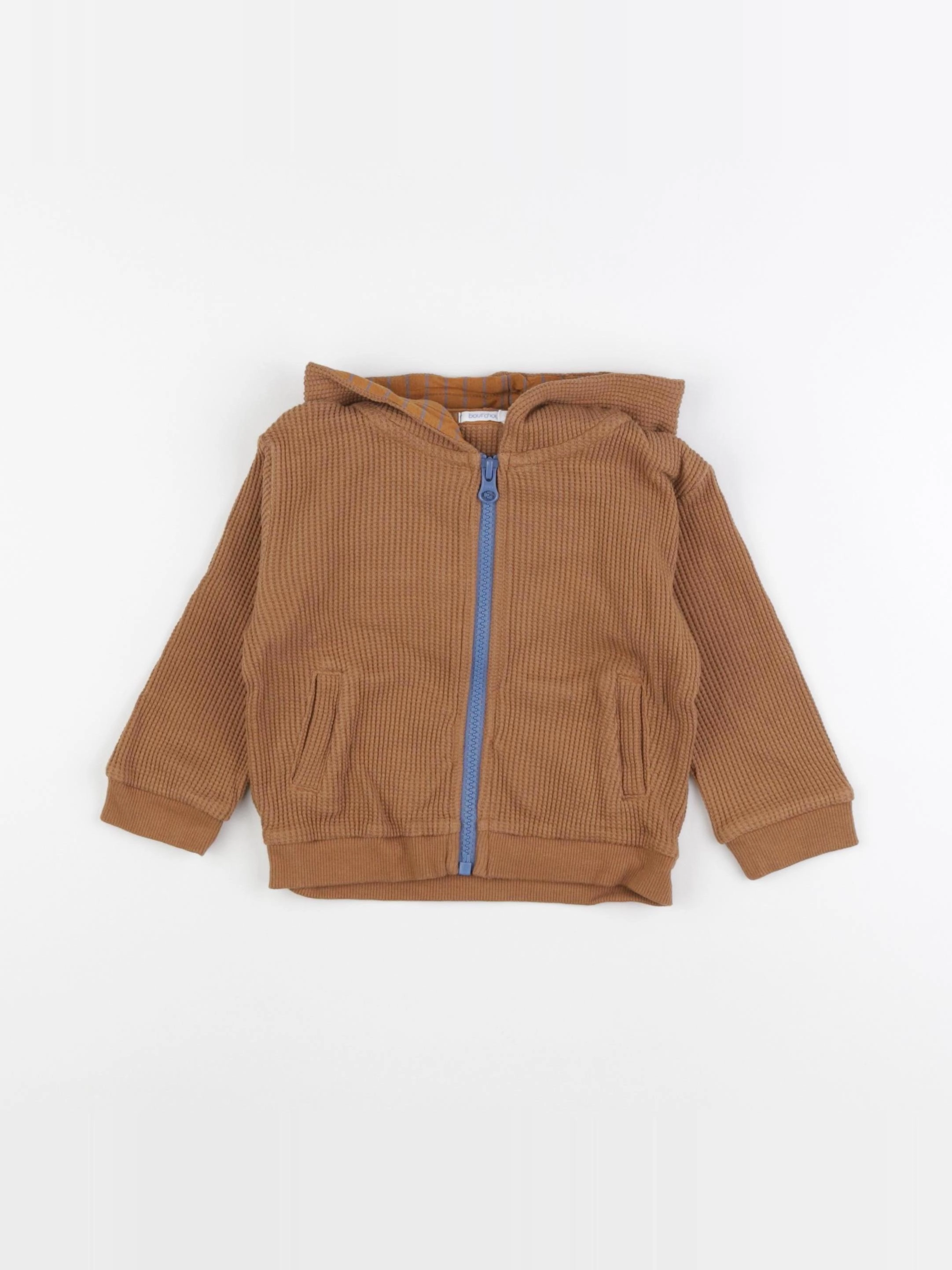 Boutchou - gilet marron - 12 mois