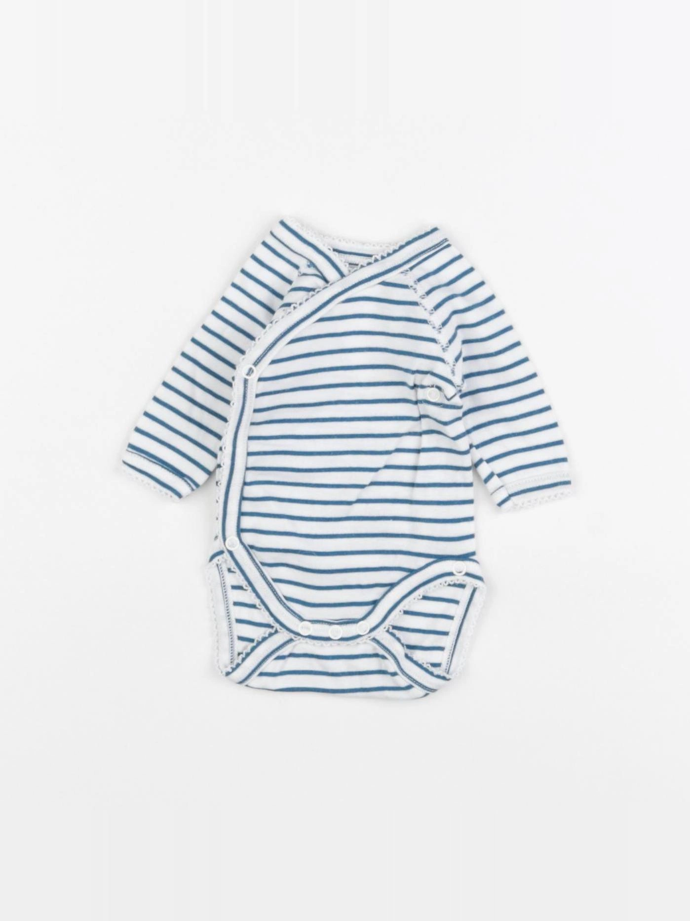 Petit Bateau - body bleu - Prématuré