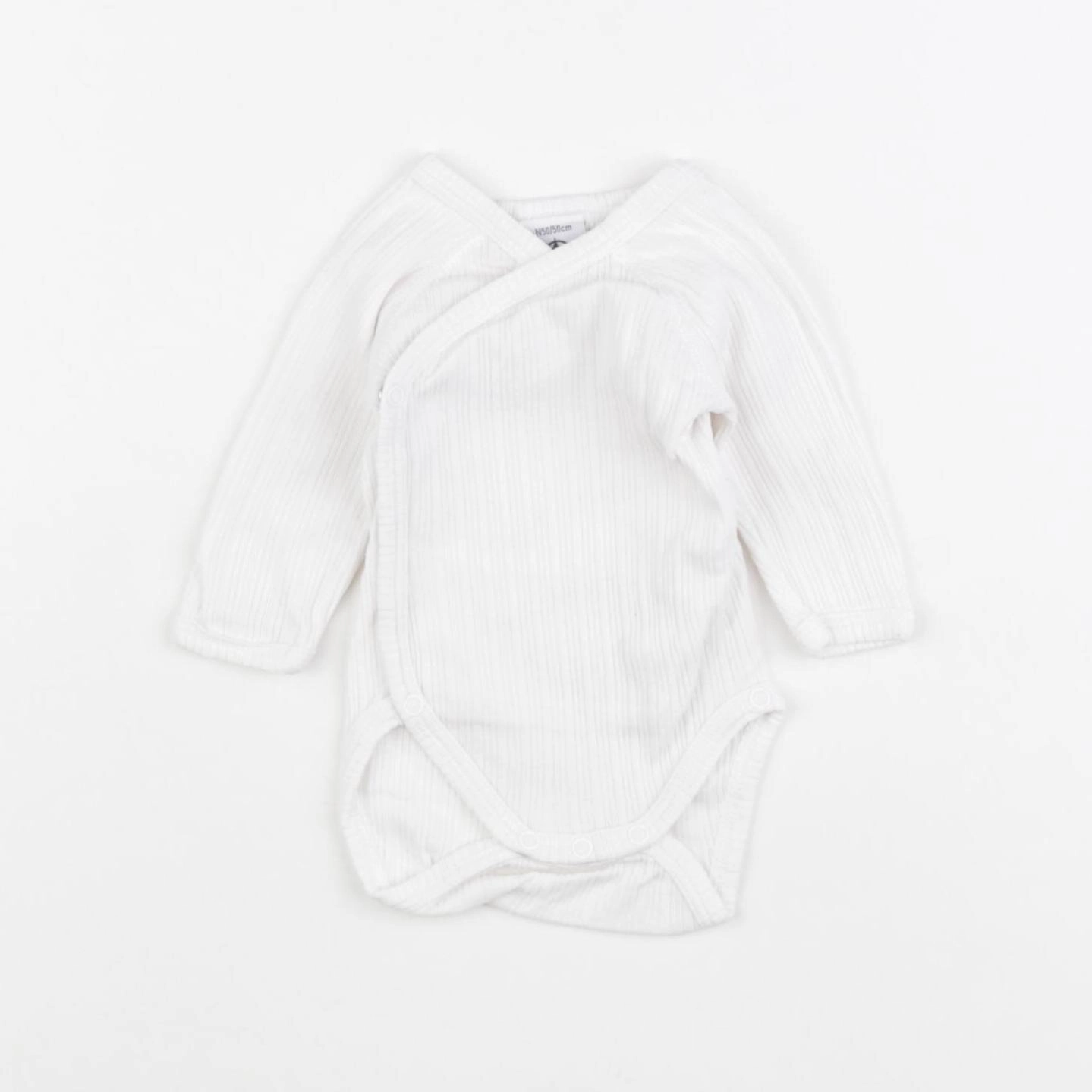 Petit Bateau - body blanc - 0 mois