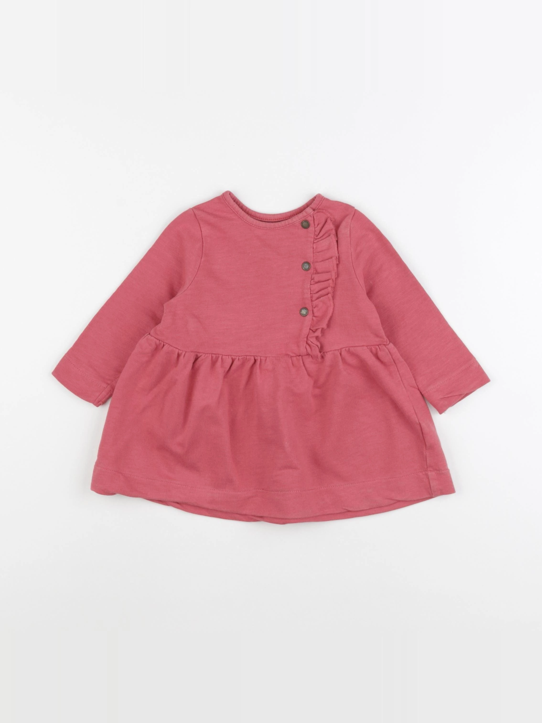Vertbaudet - robe rose - 12 mois