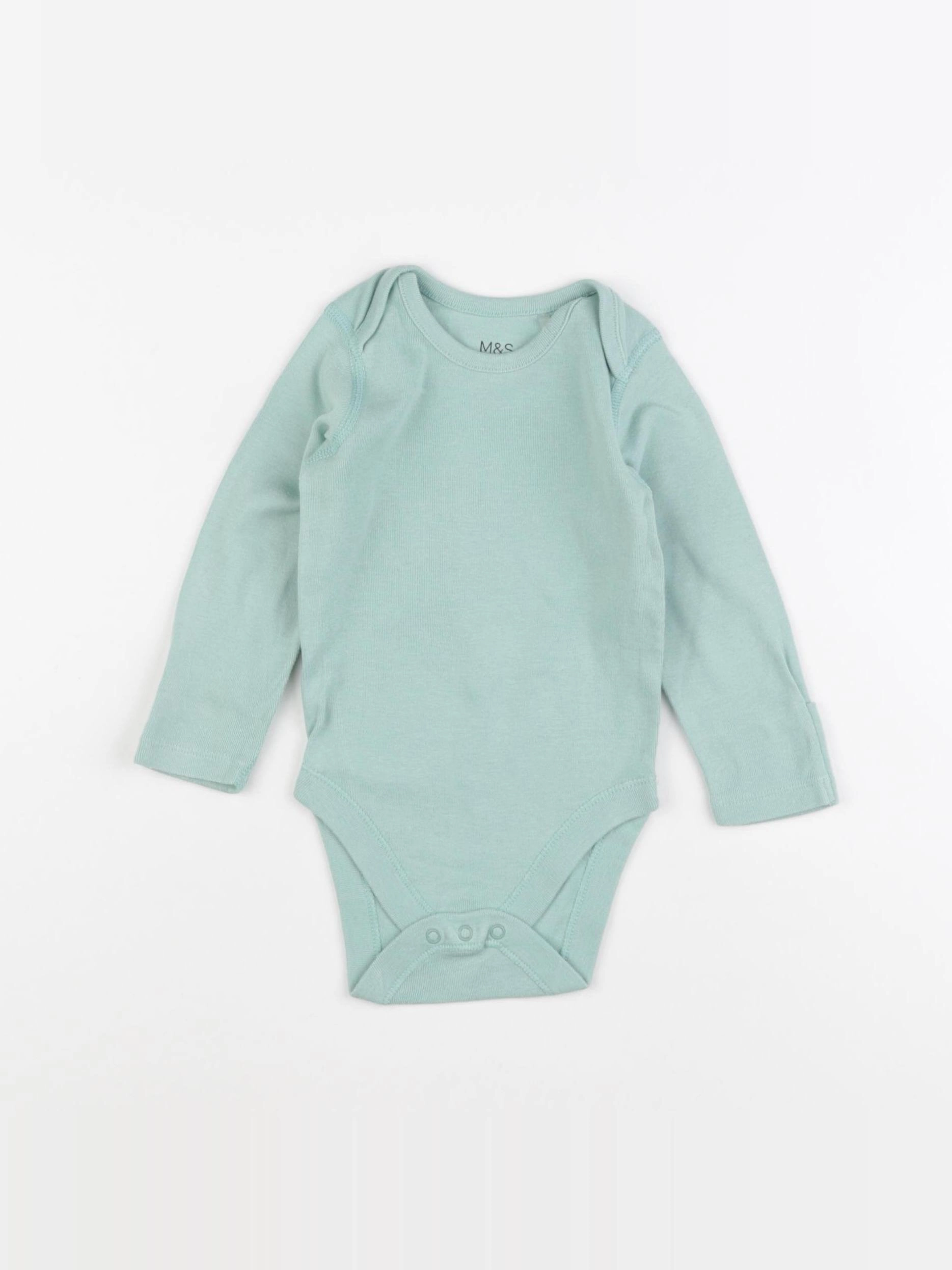 Marks & Spencer  - body vert - 3/6 mois