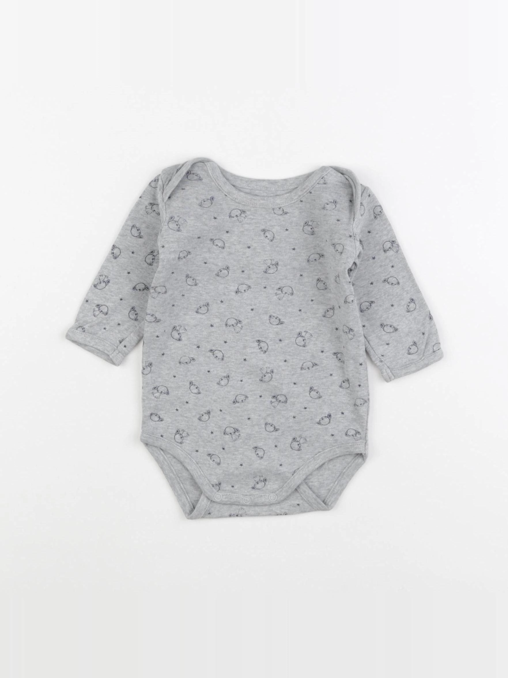 Boutchou - body gris - 6 mois