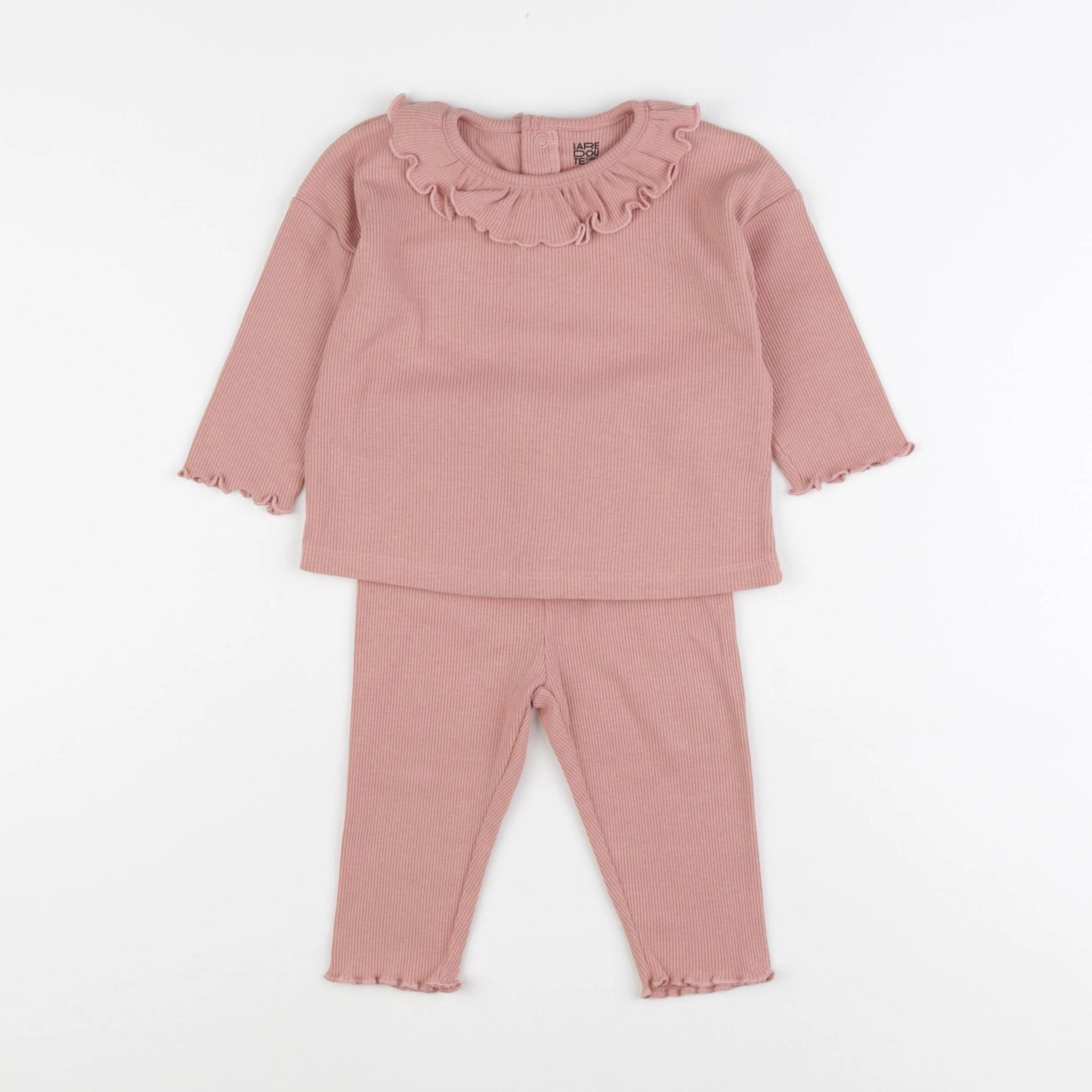 La Redoute - ensemble rose - 6 mois
