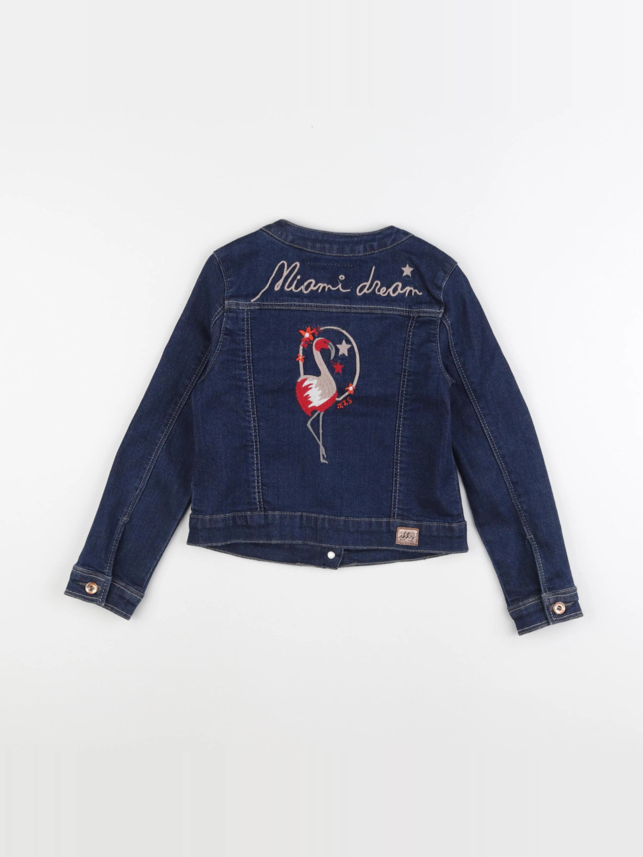 IKKS - veste imprimé au dos bleu - 6 ans