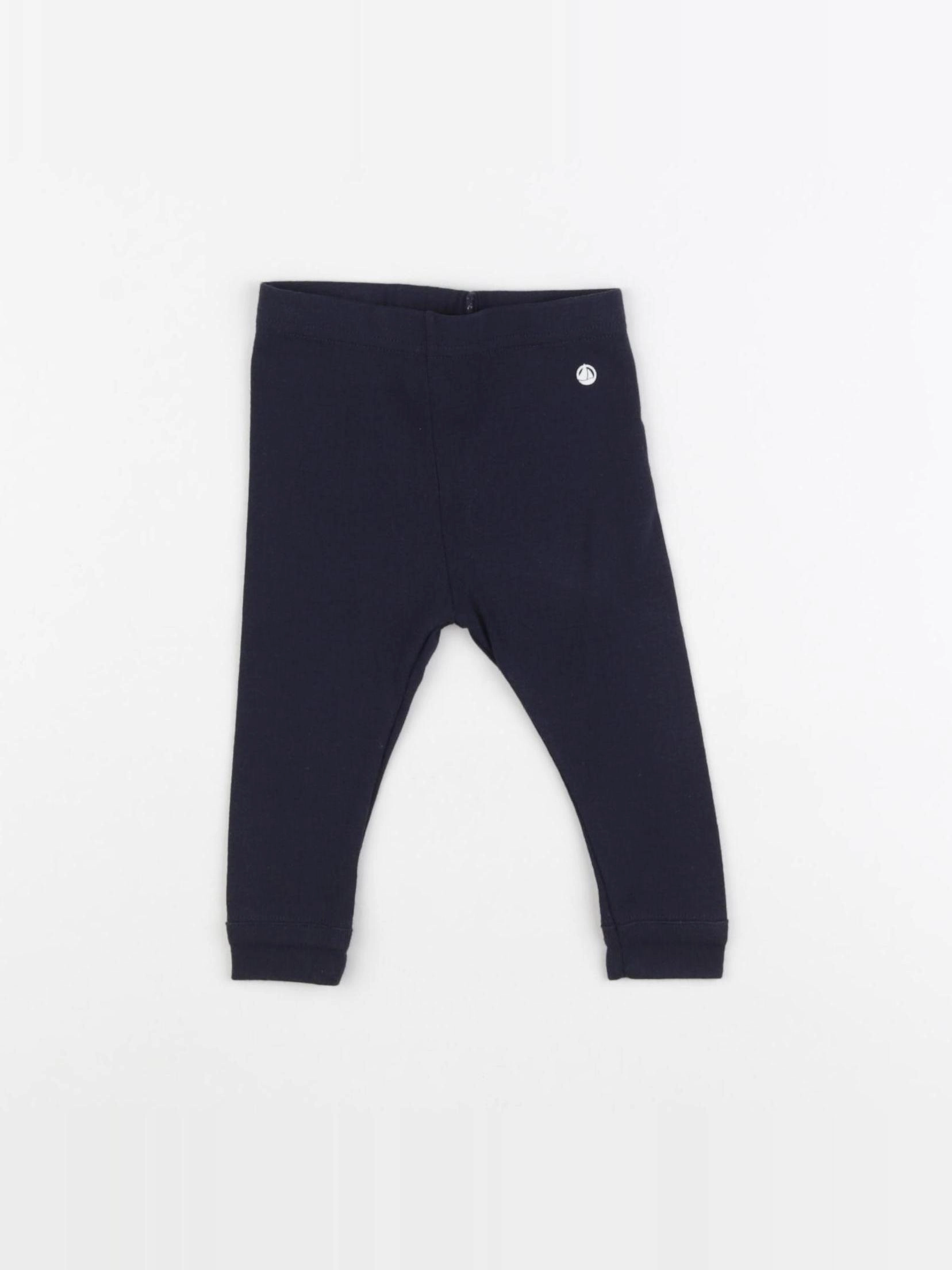 Petit Bateau - legging bleu - 6 mois
