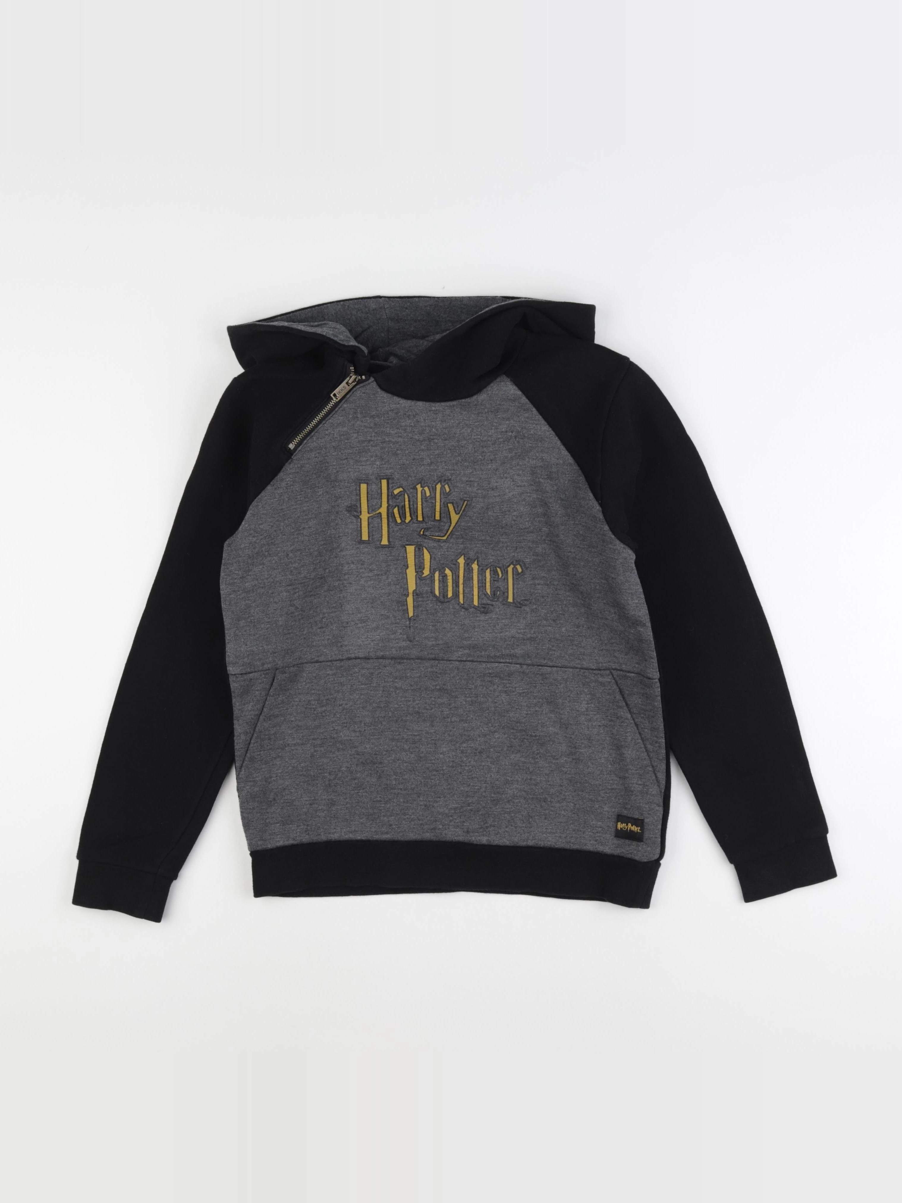 IKKS - sweat noir, gris - 10 ans