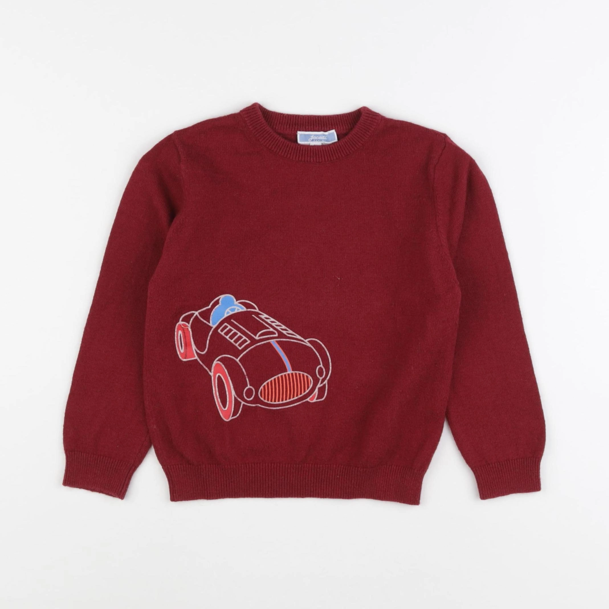 Jacadi - pull rouge - 4 ans