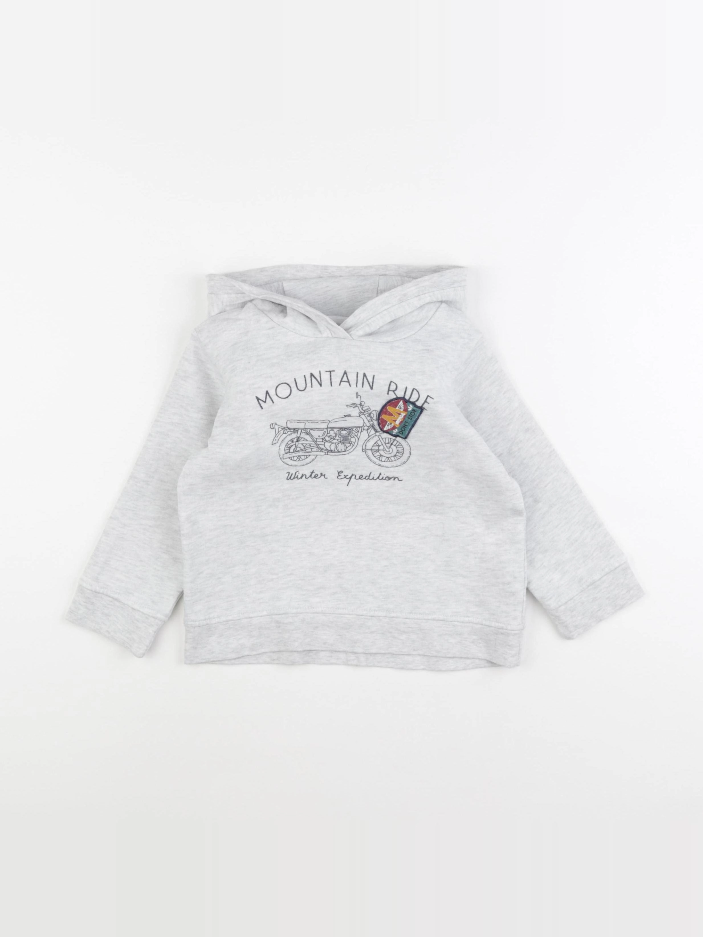 Vertbaudet - sweat gris - 4 ans