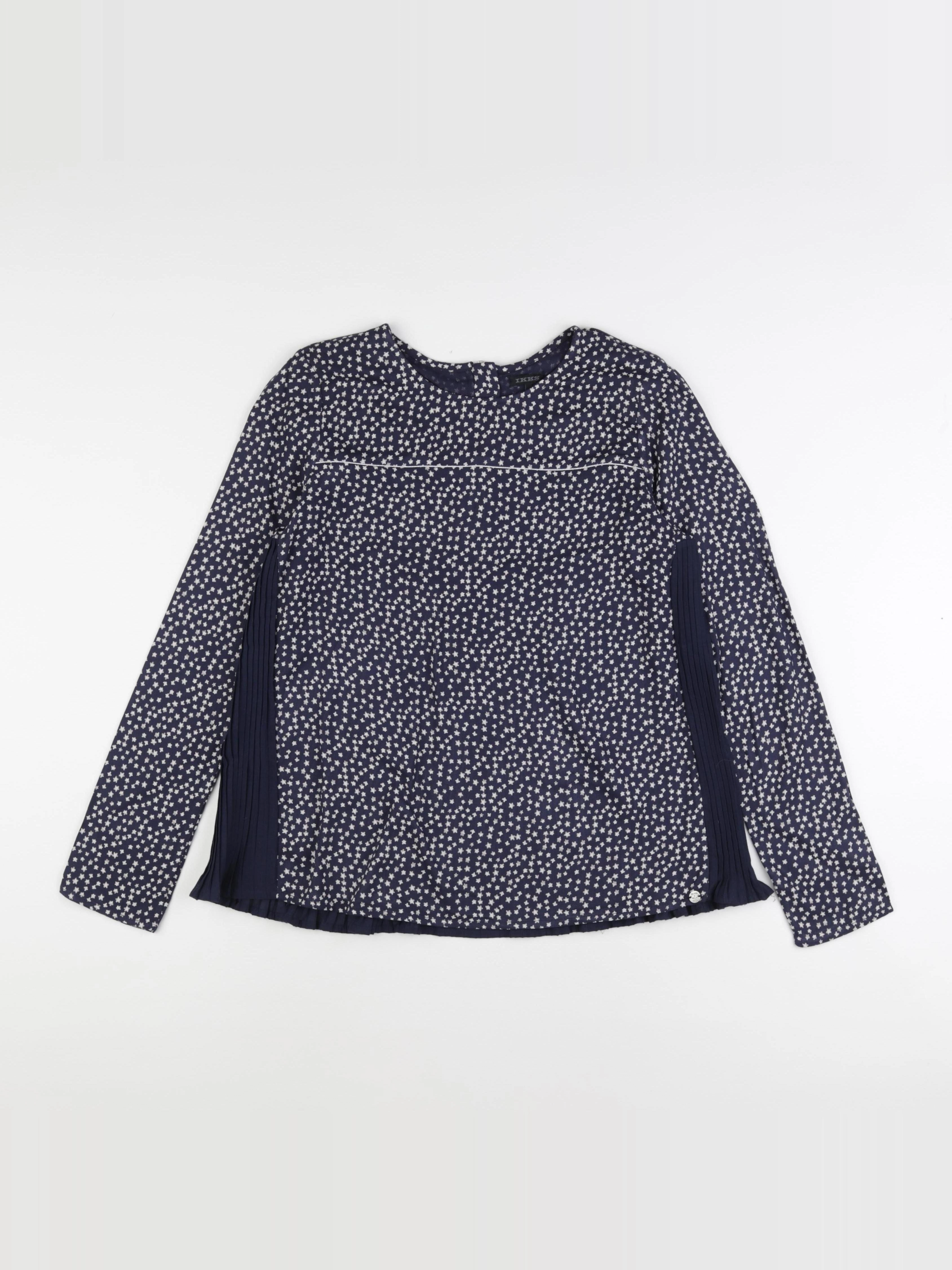 IKKS - blouse bleu, blanc - 14 ans