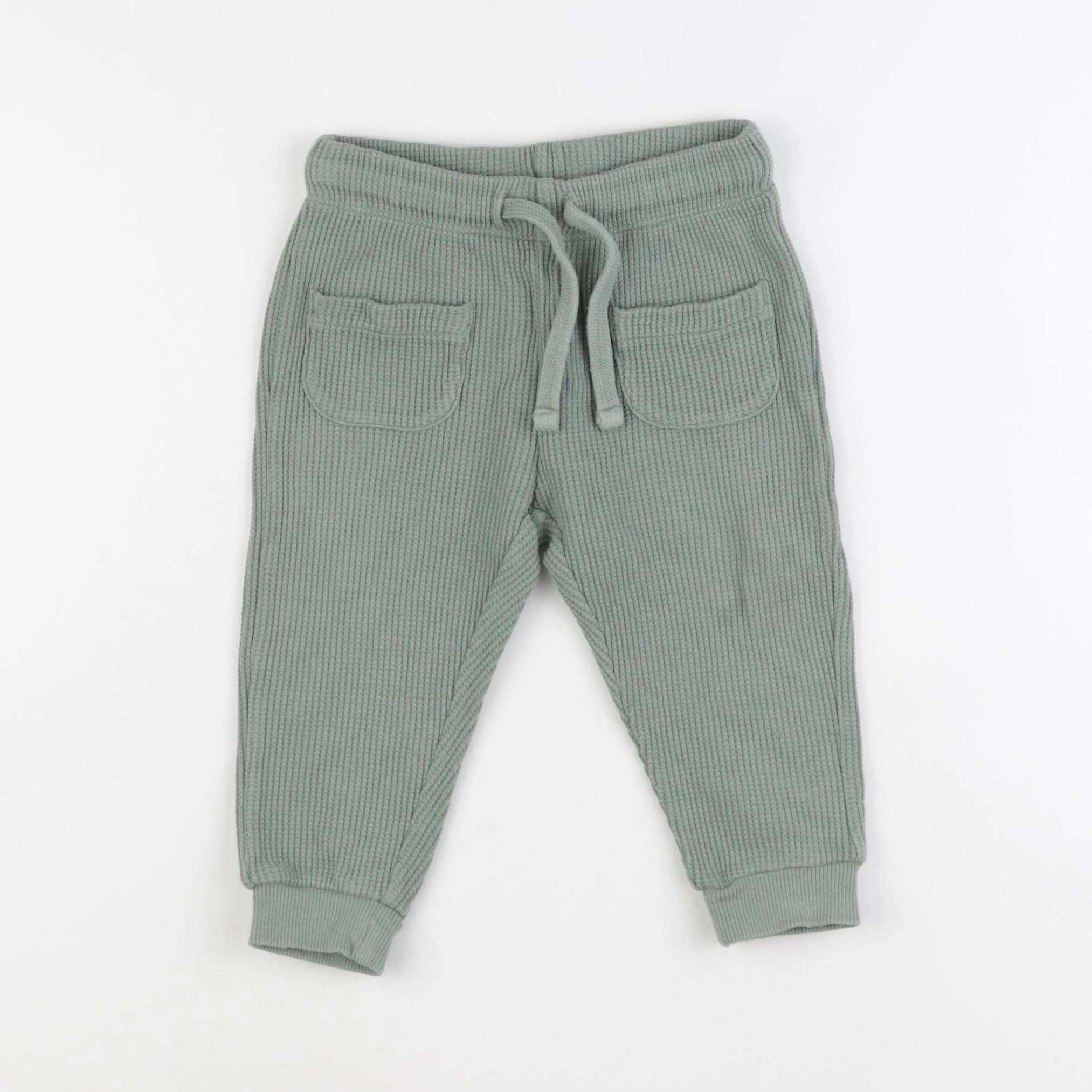 Boutchou - jogging vert - 12 mois