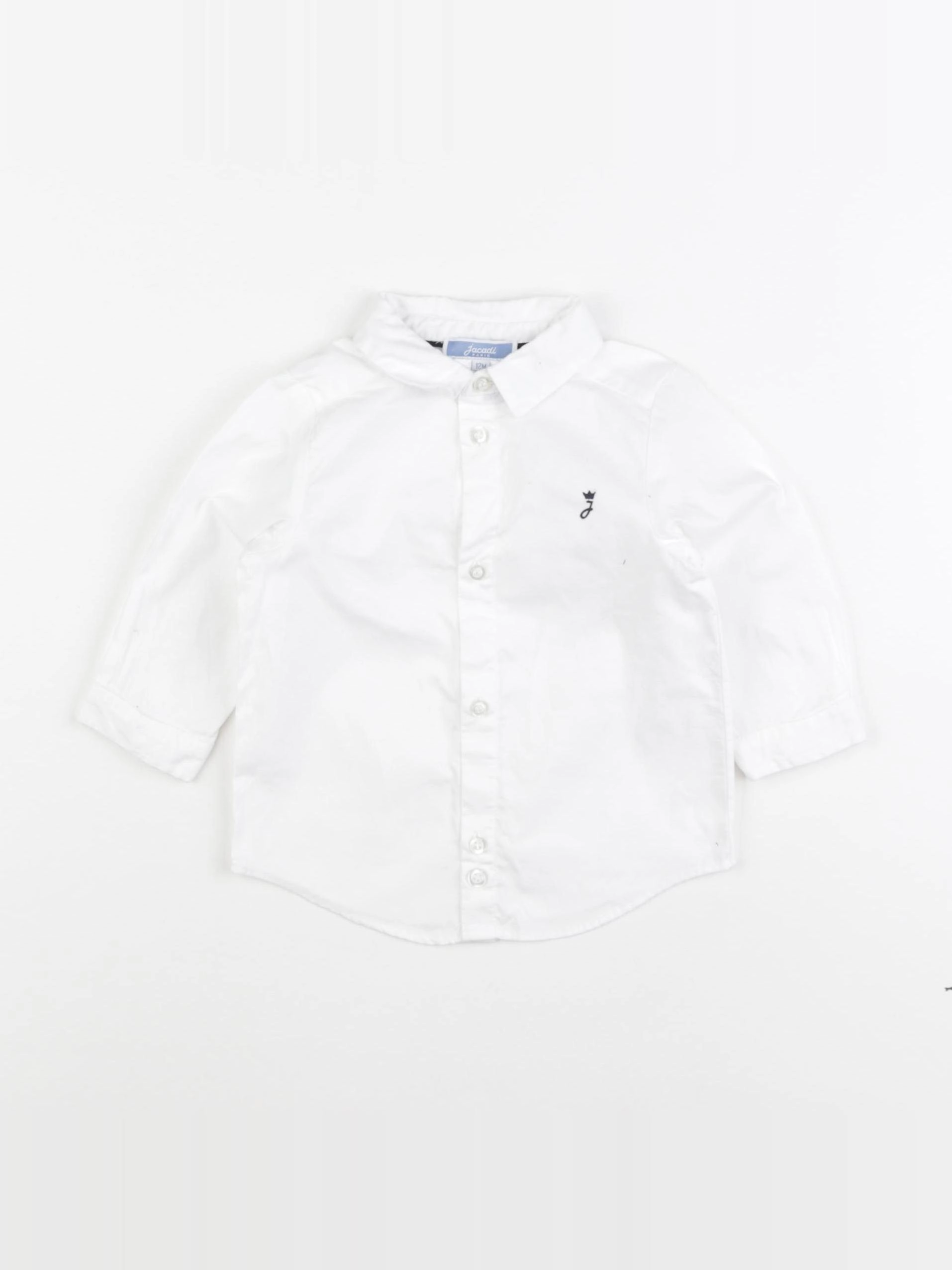 Jacadi - chemise blanc - 12 mois