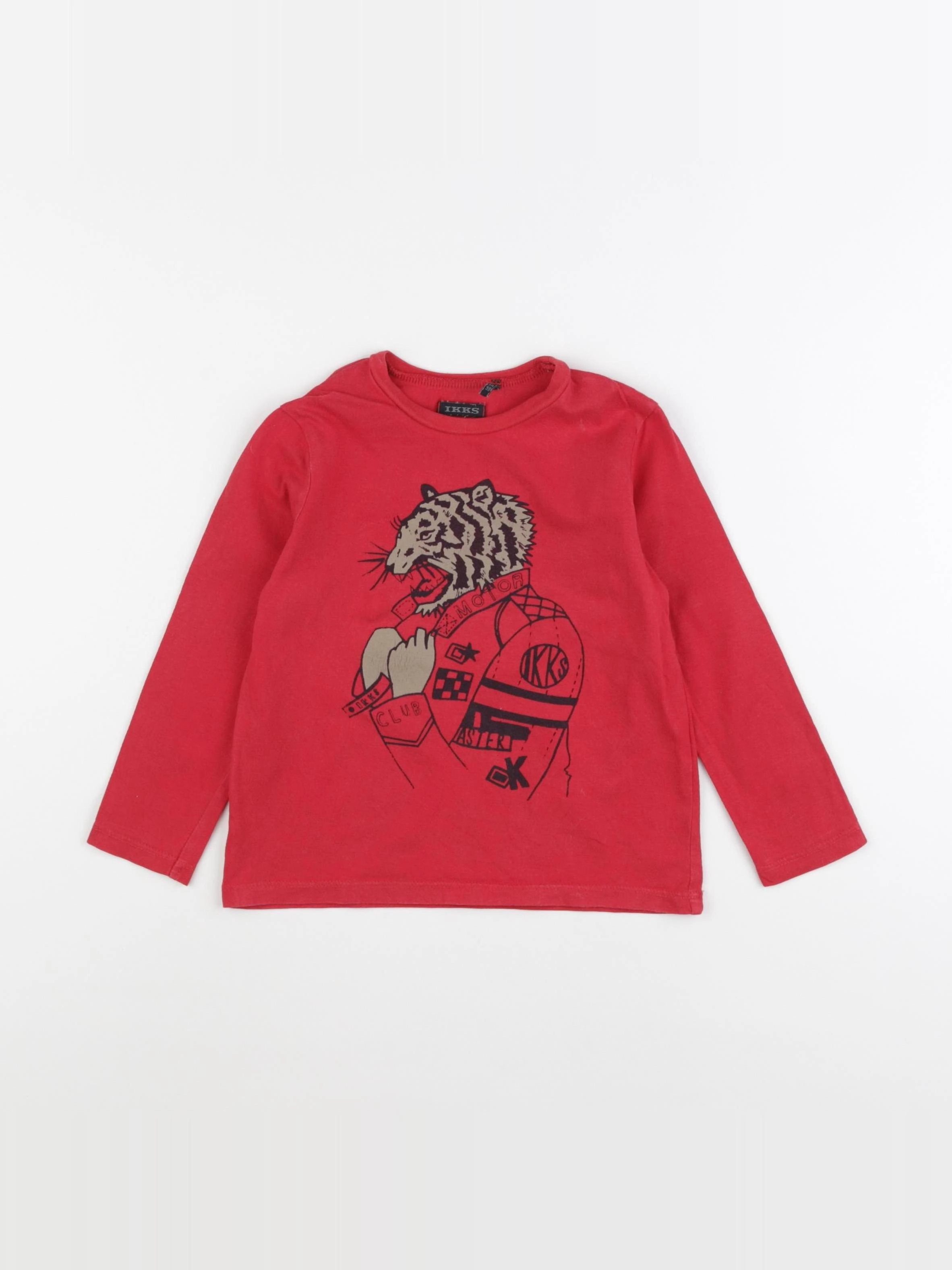 IKKS - tee-shirt rouge - 3 ans