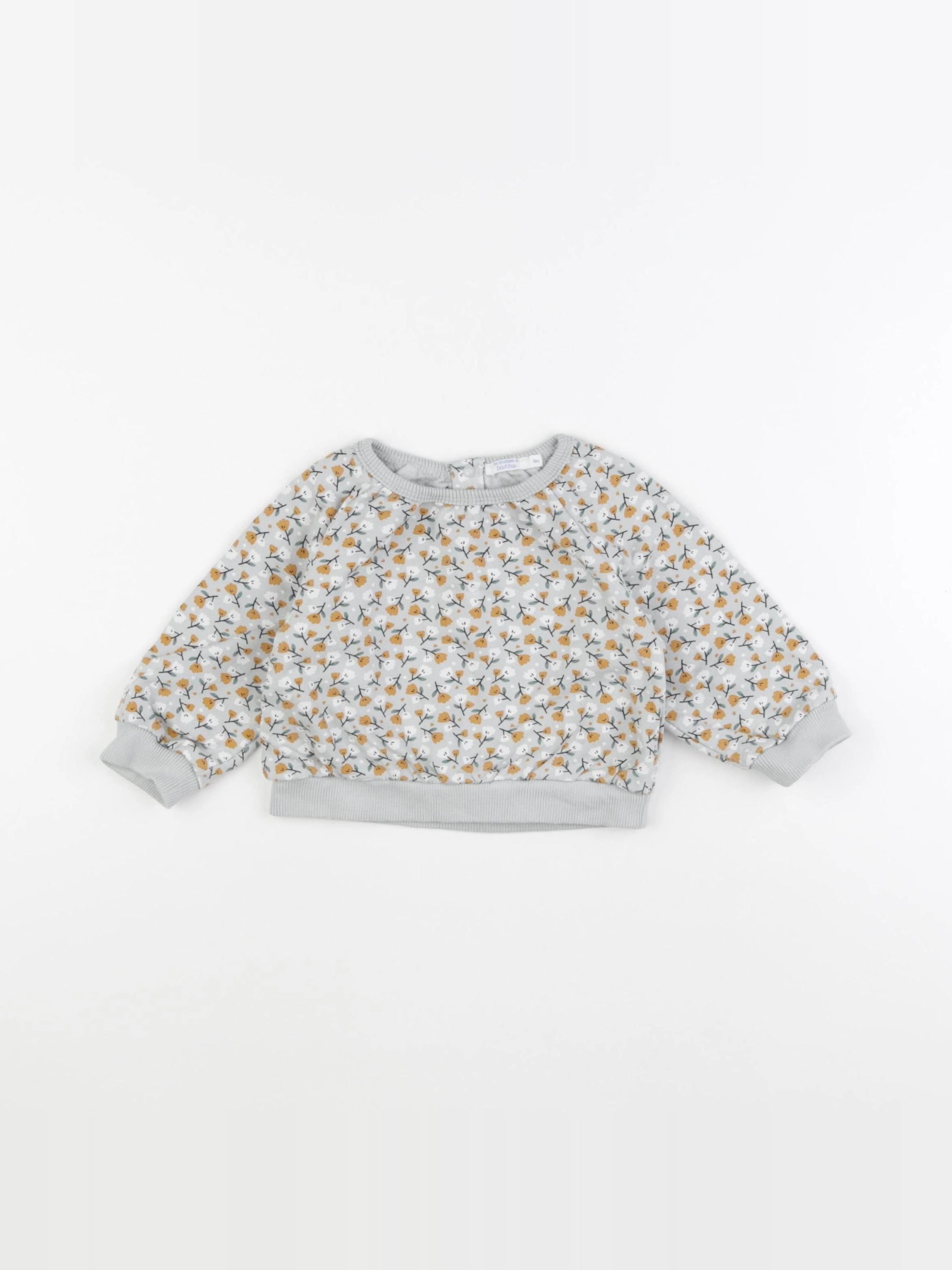 Boutchou - sweat multicolore - 9 mois