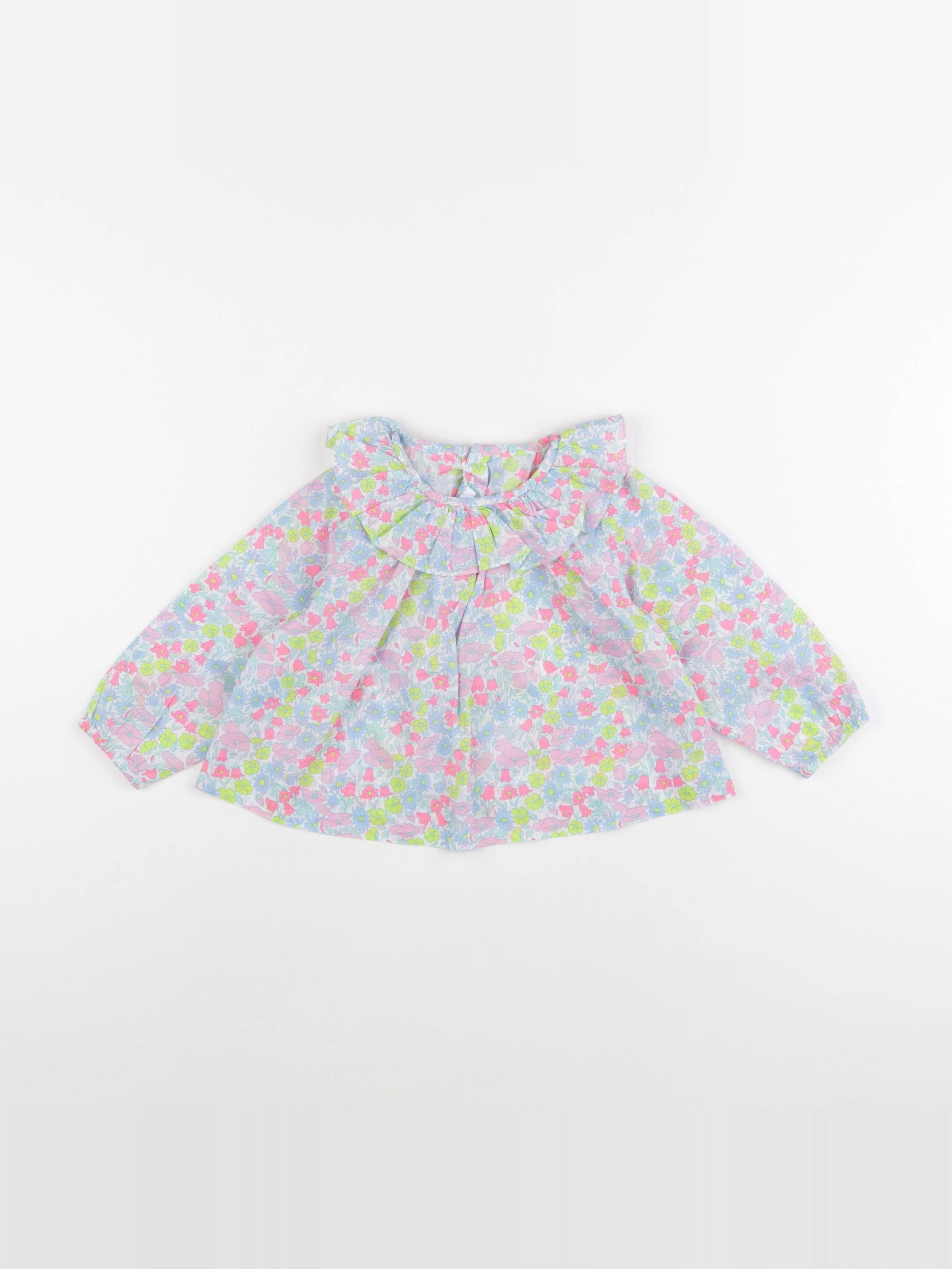 Jacadi - blouse liberty multicolore - 18 mois