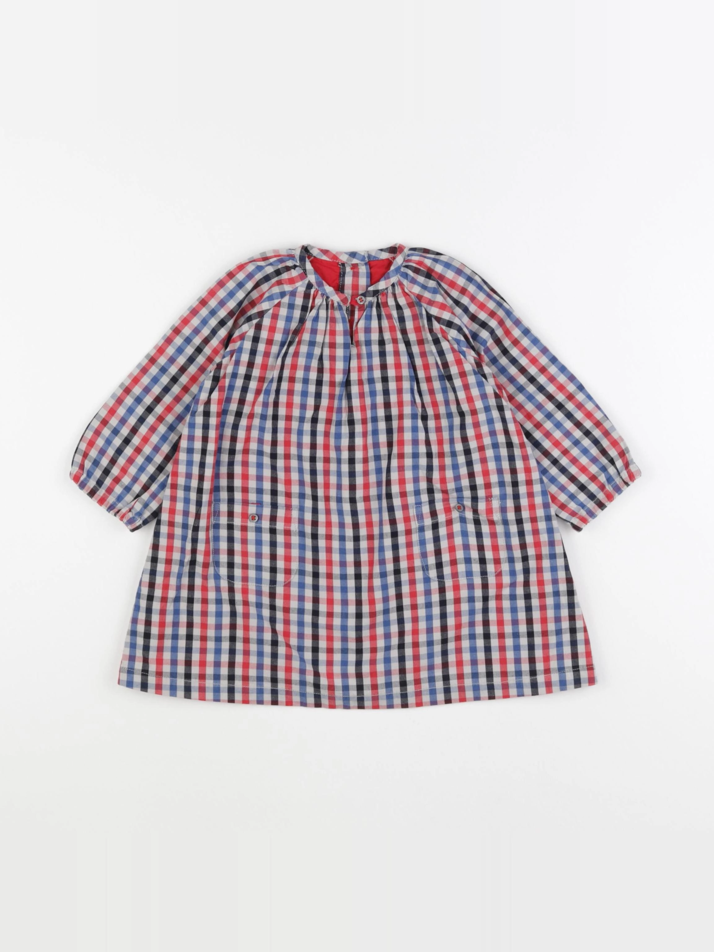 Petit Bateau - robe multicolore - 12 mois