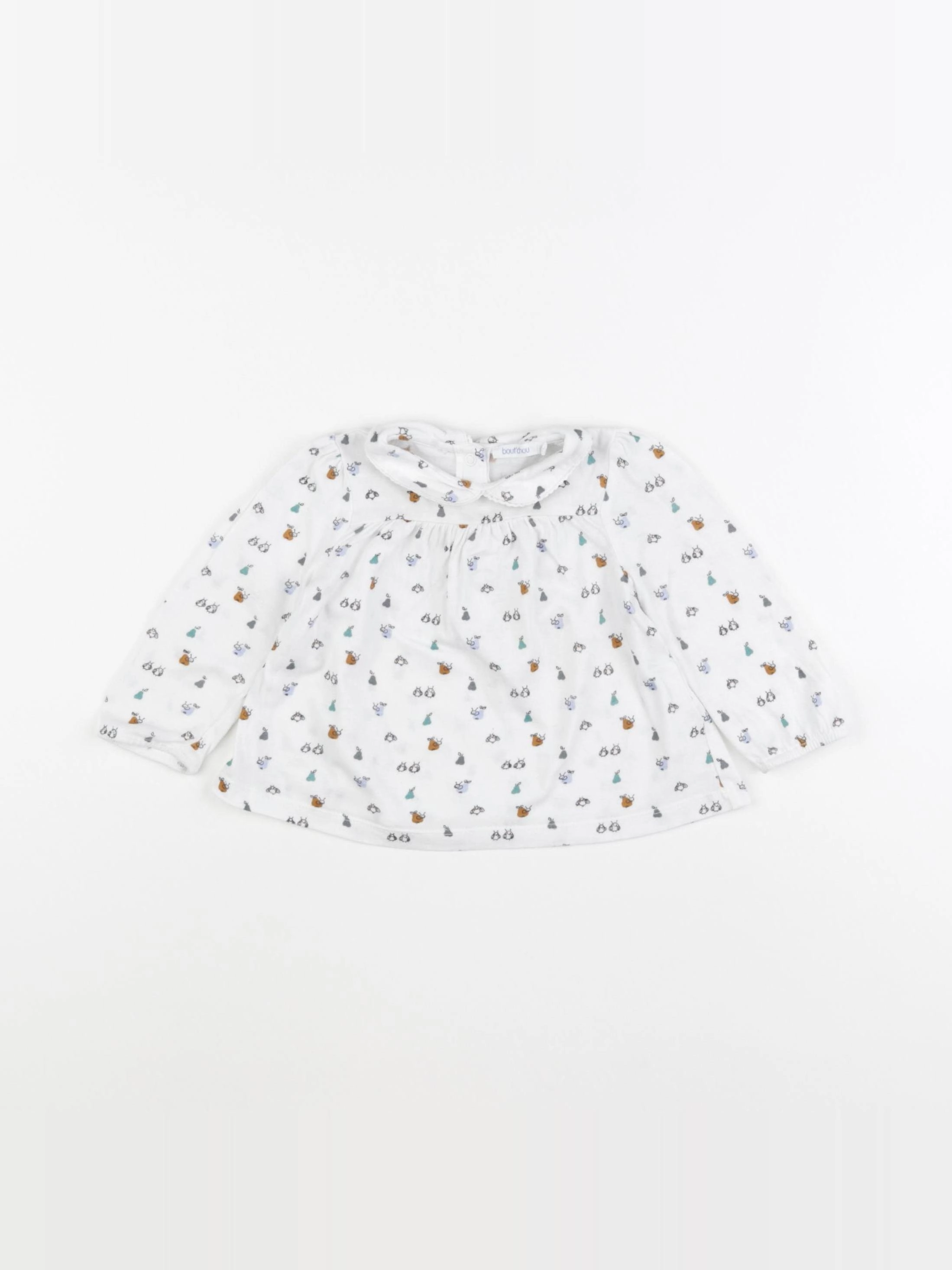 Boutchou - tee-shirt multicolore - 9 mois