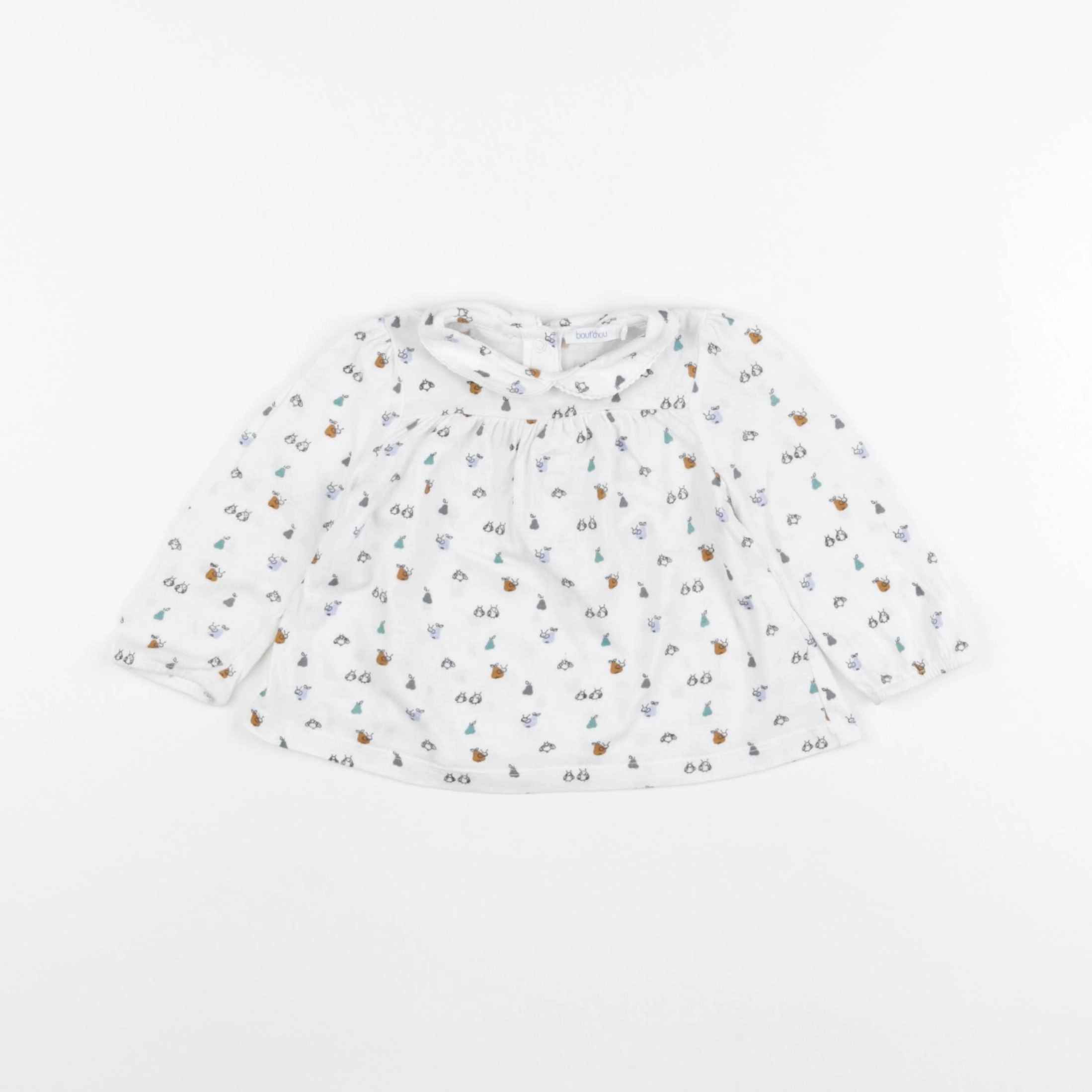 Boutchou - tee-shirt multicolore - 9 mois