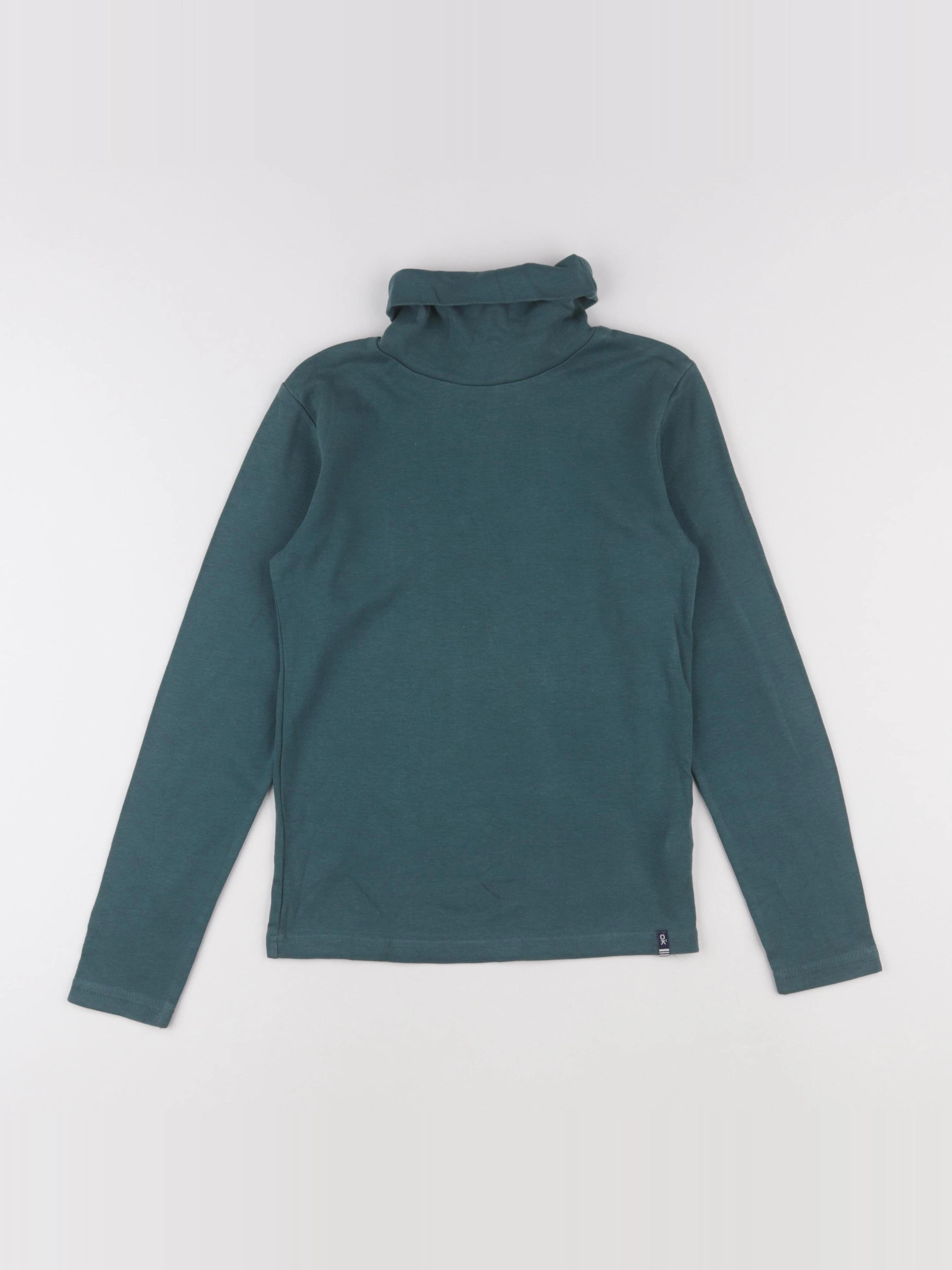 Okaidi - sous-pull vert - 10 ans