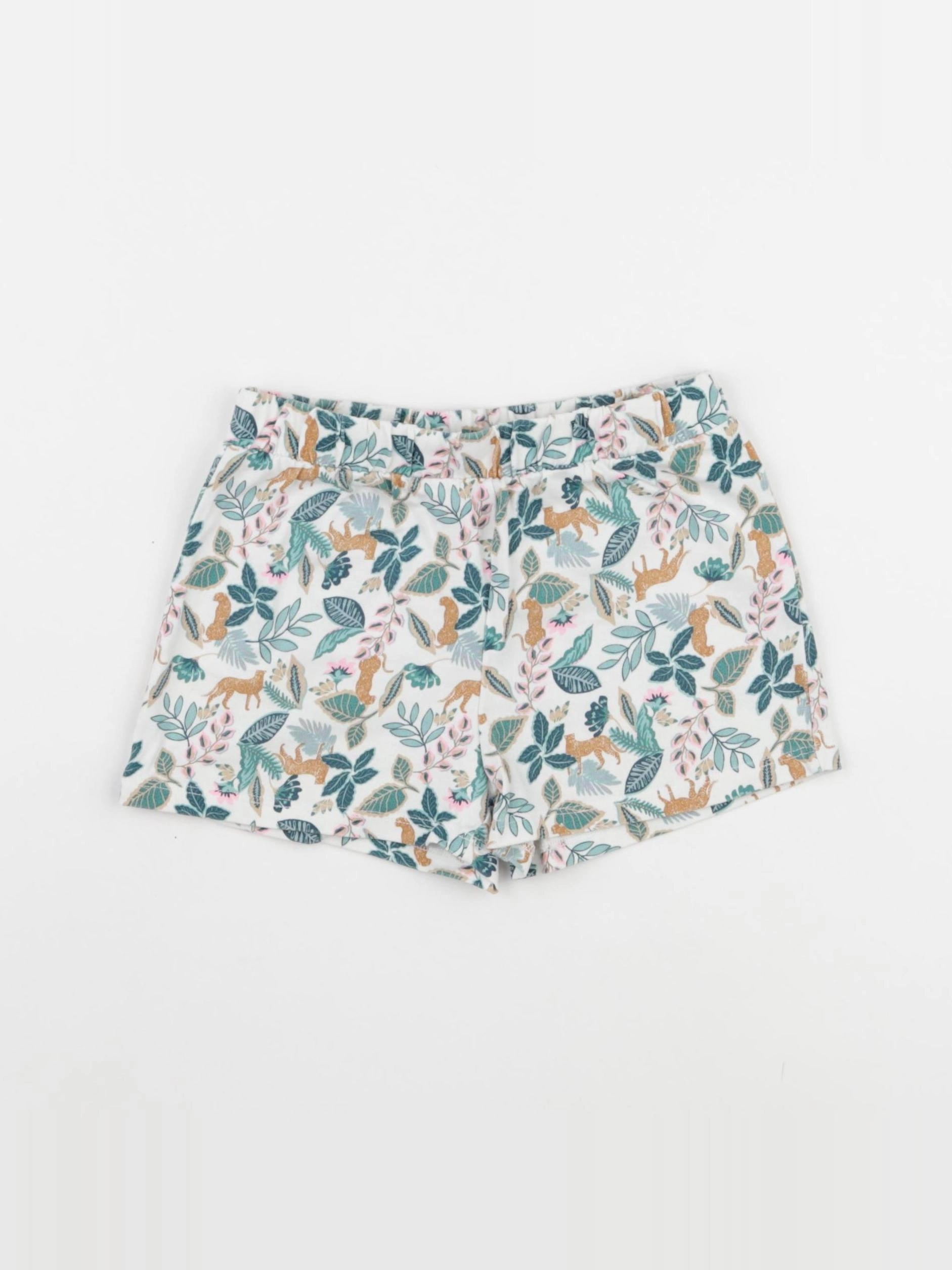 Vertbaudet - short vert - 5 ans
