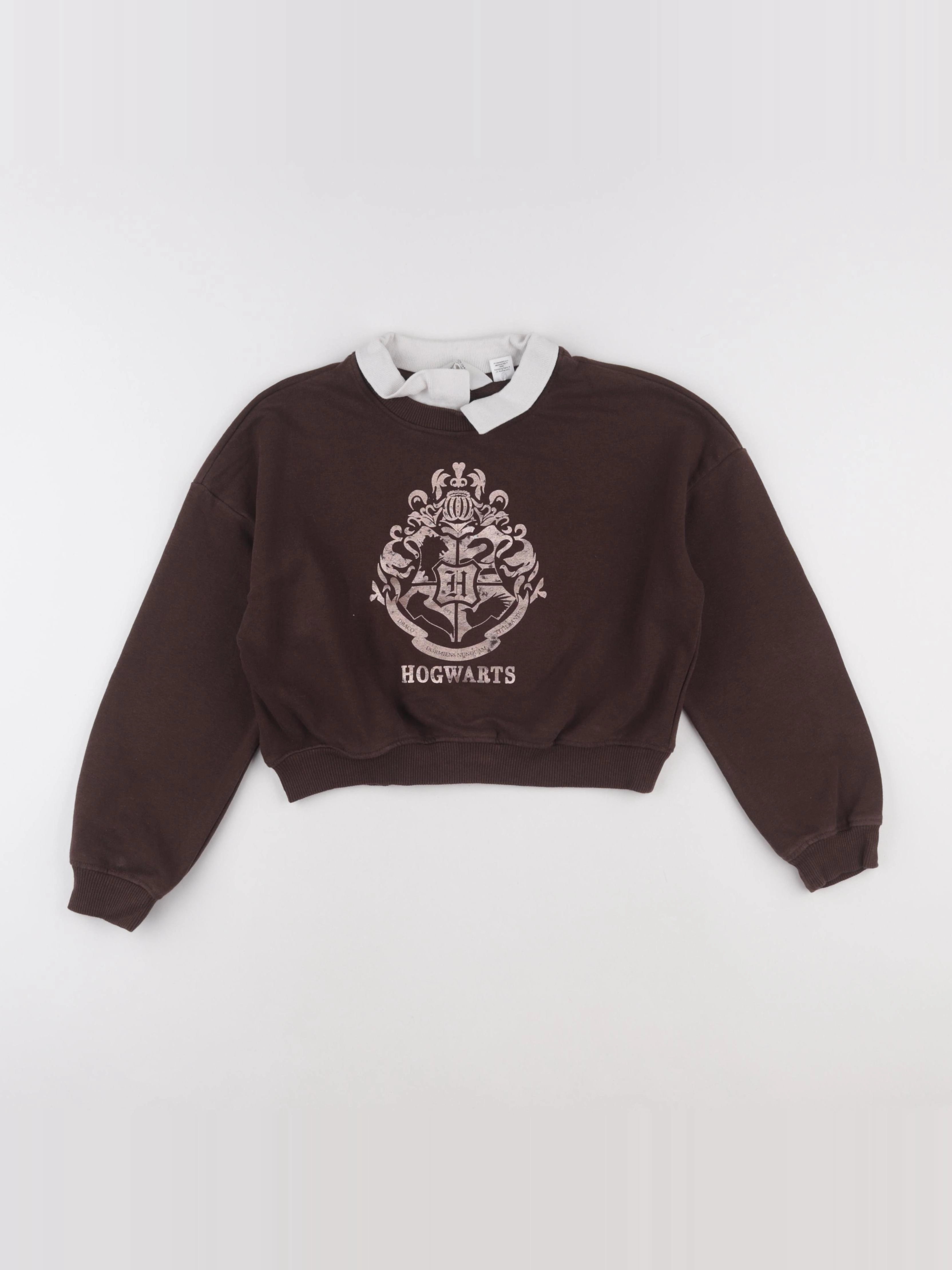 H&M - sweat marron - 8/10 ans
