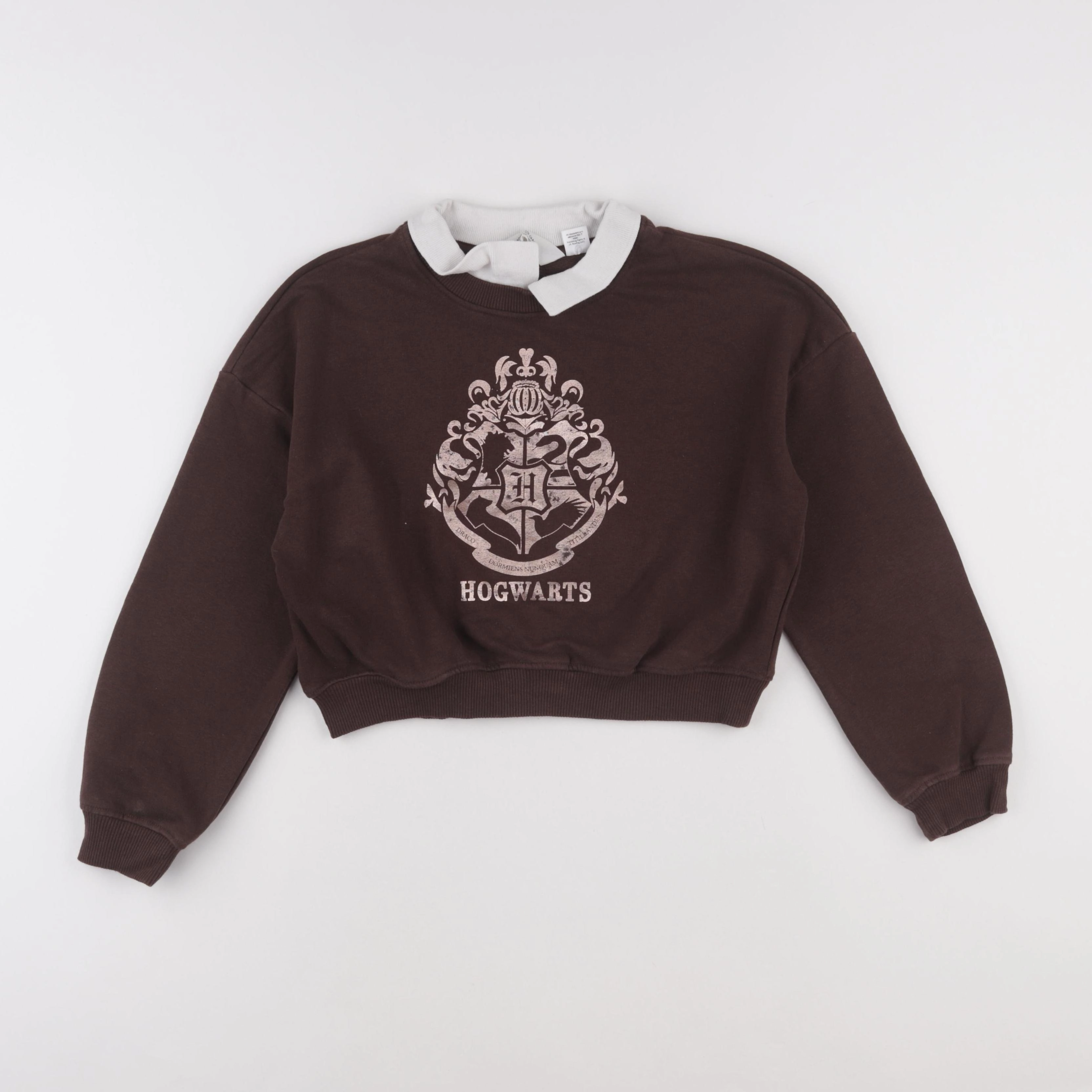 H&M - sweat marron - 8/10 ans