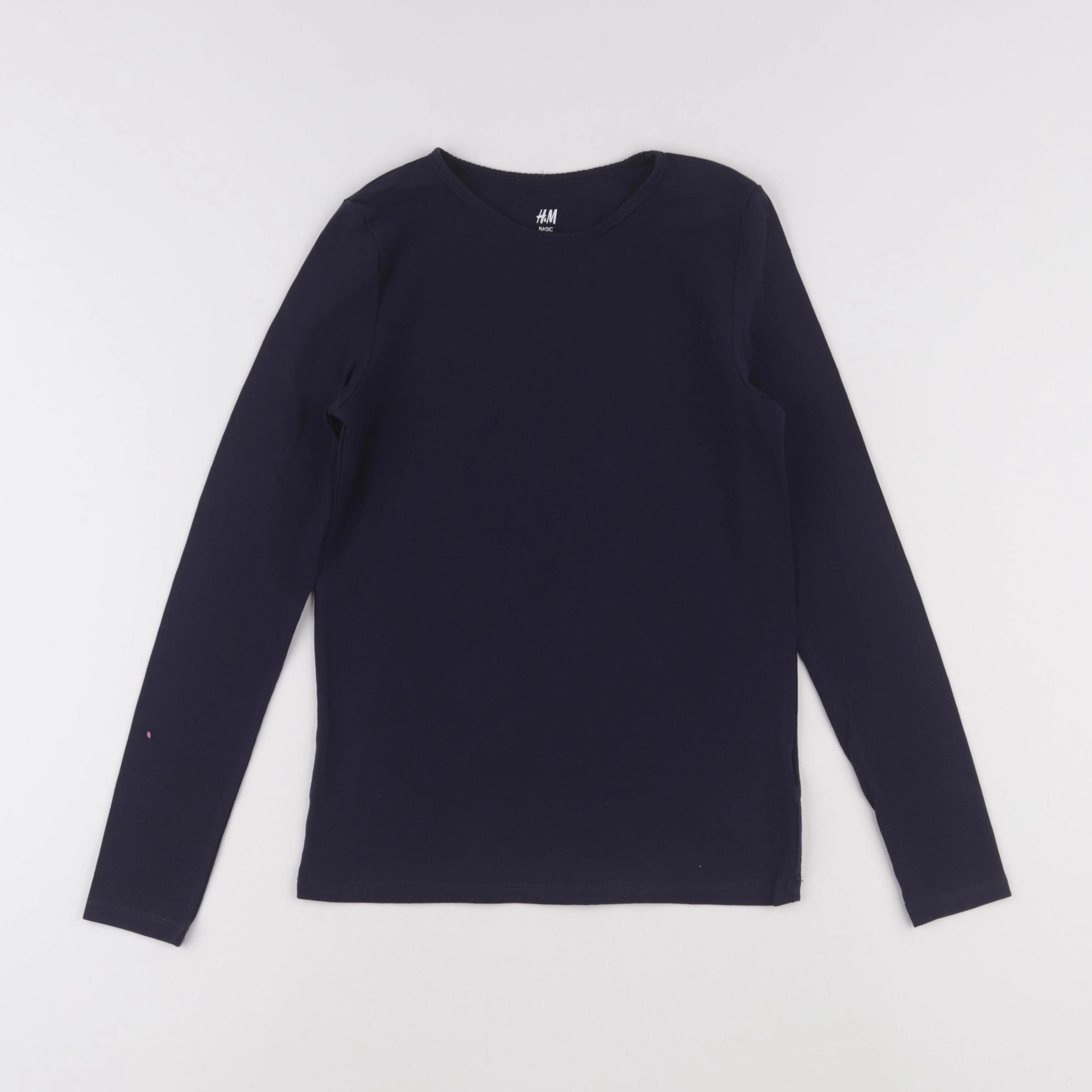 H&M - tee-shirt bleu - 8/10 ans