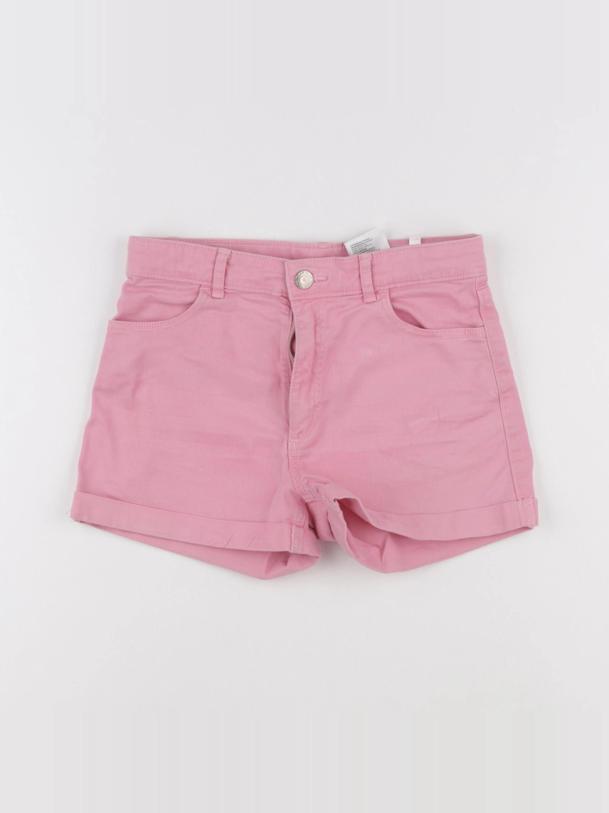 H&M - short rose - 11/12 ans