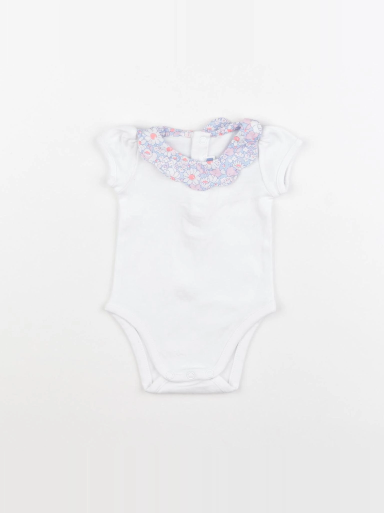 Jacadi - body liberty bleu, blanc - 1 mois