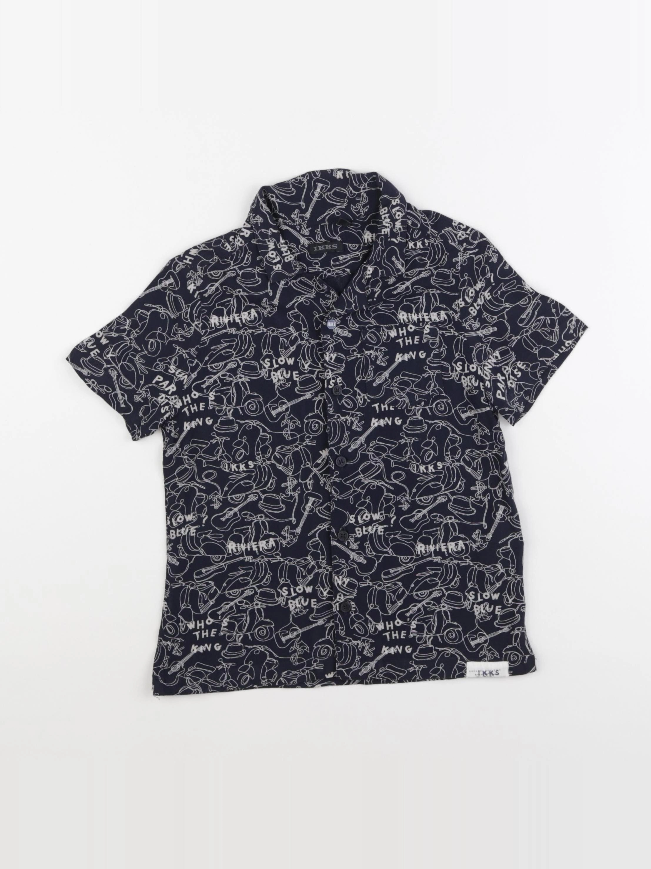 IKKS - tee-shirt bleu - 5 ans
