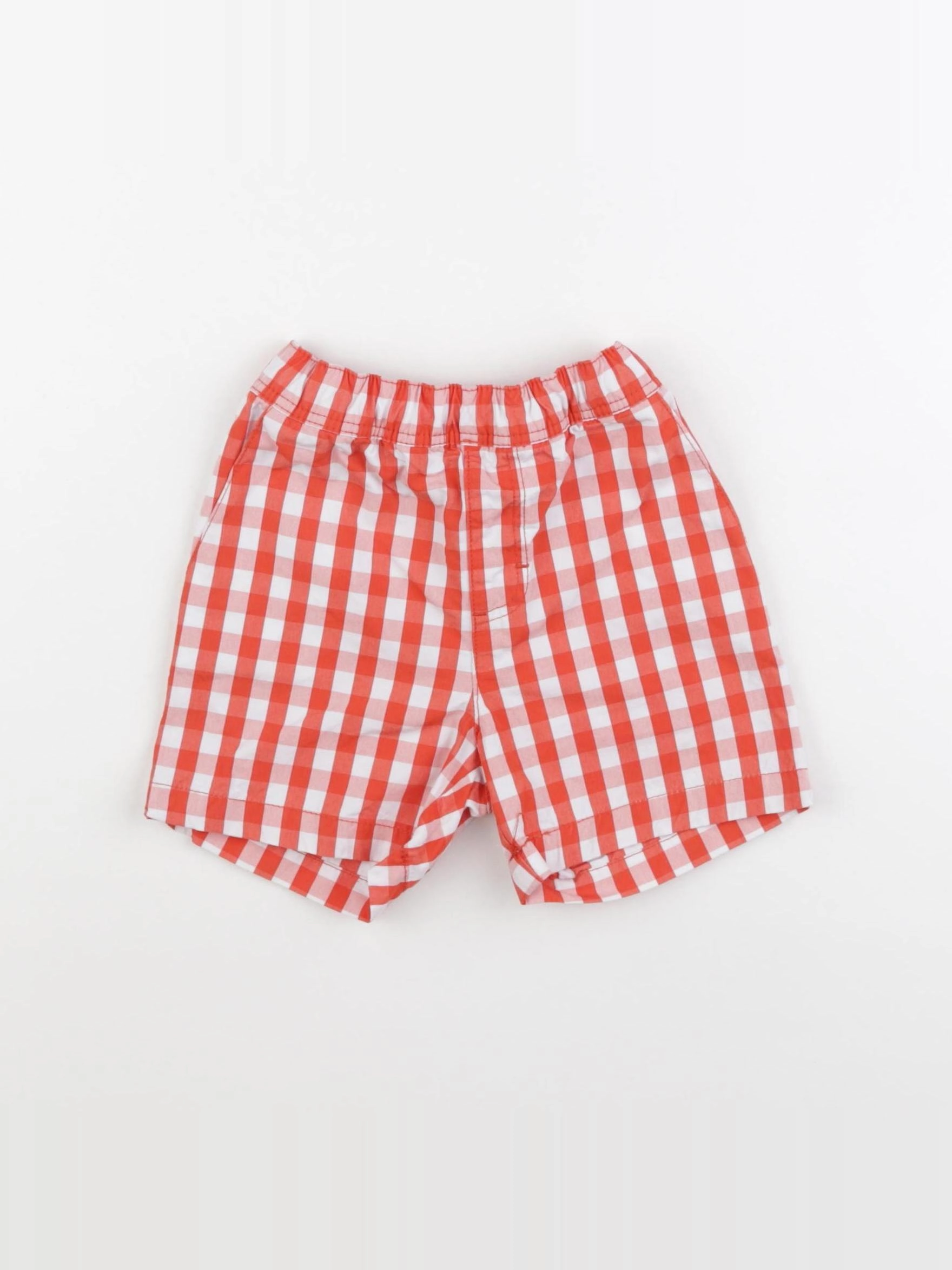 Jacadi - short blanc, rouge - 24 mois
