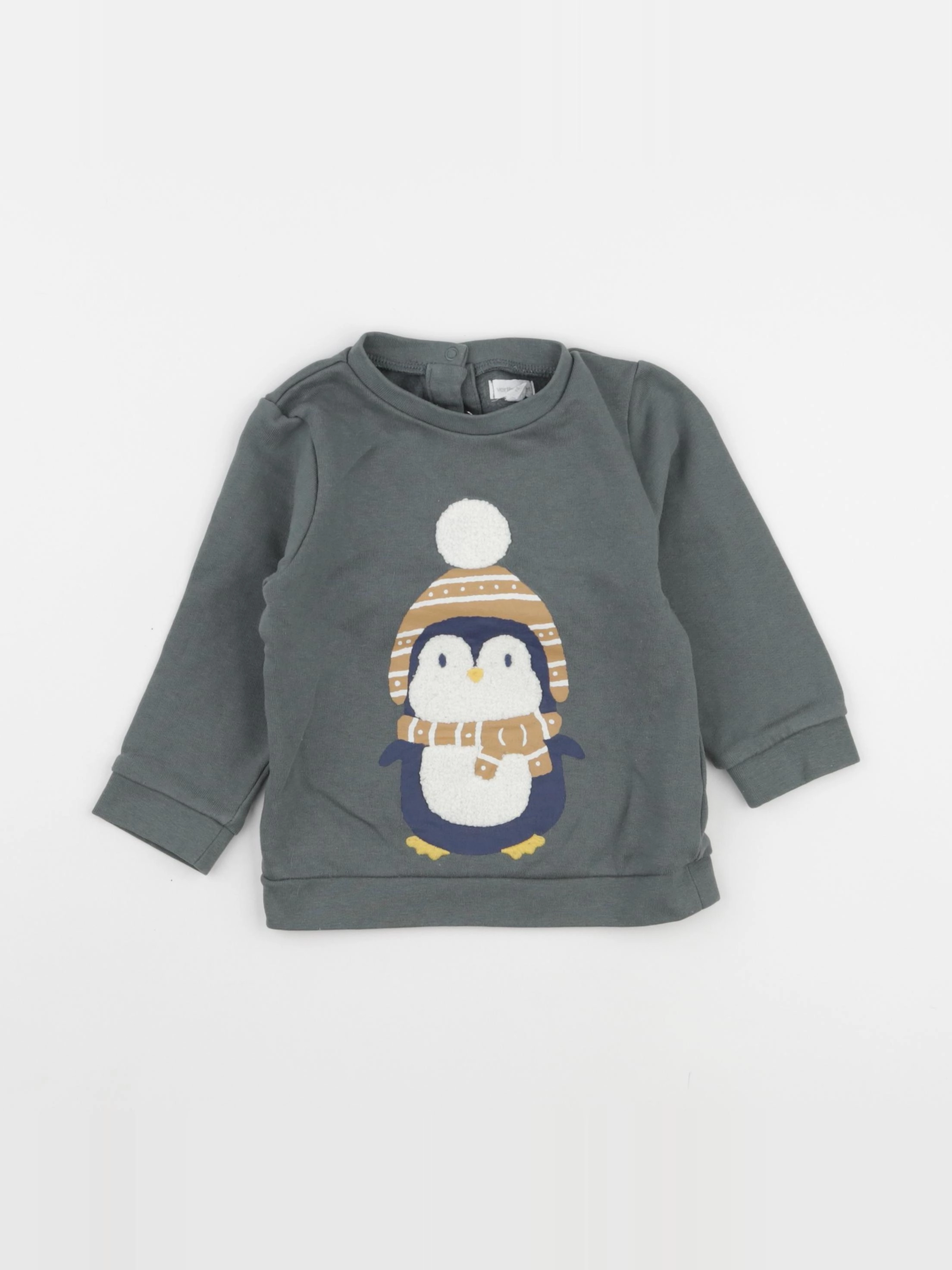 Vertbaudet - sweat multicolore - 18 mois