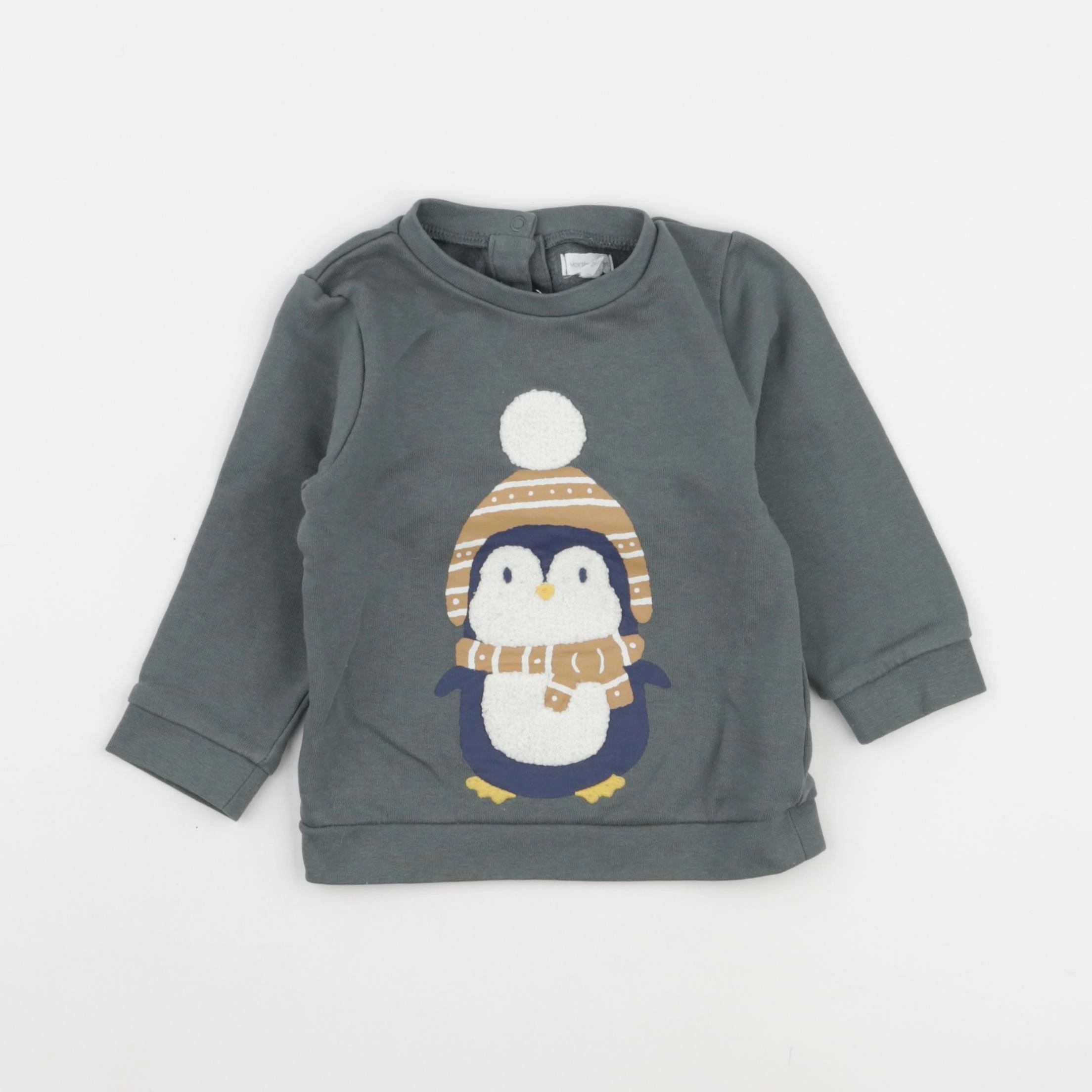 Vertbaudet - sweat multicolore - 18 mois