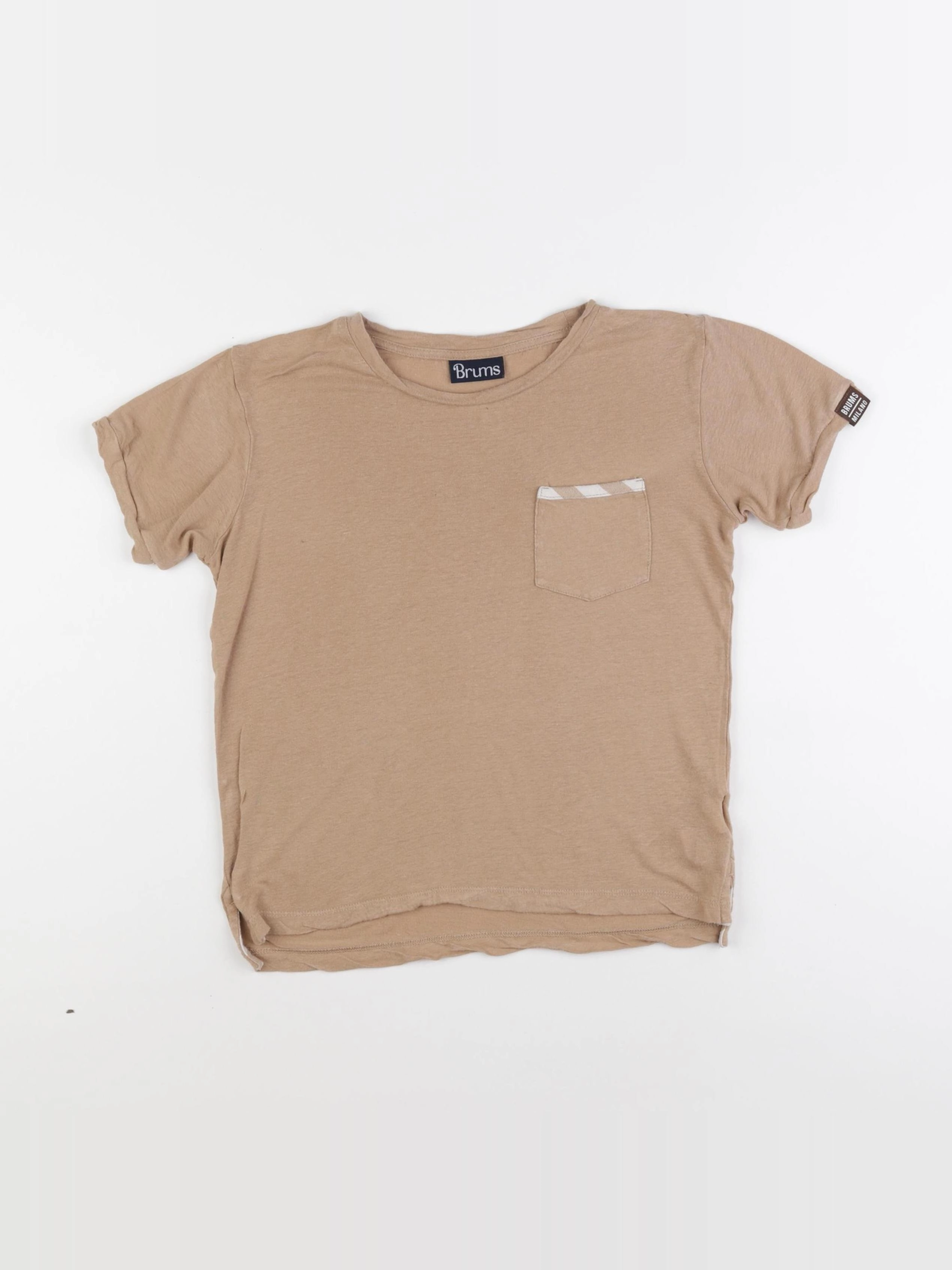 Brums - tee-shirt beige - 8 ans