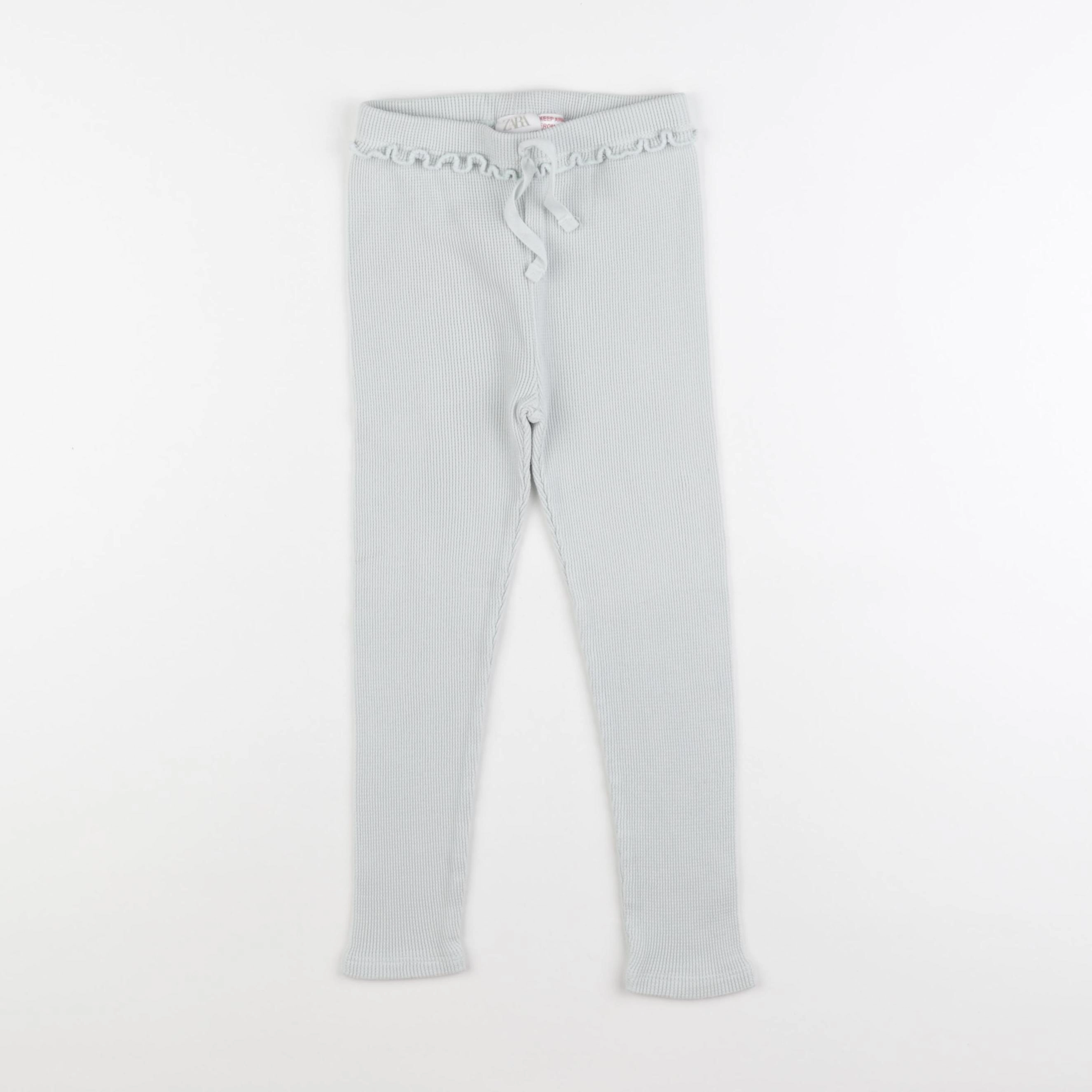 Zara - legging bleu - 4/5 ans