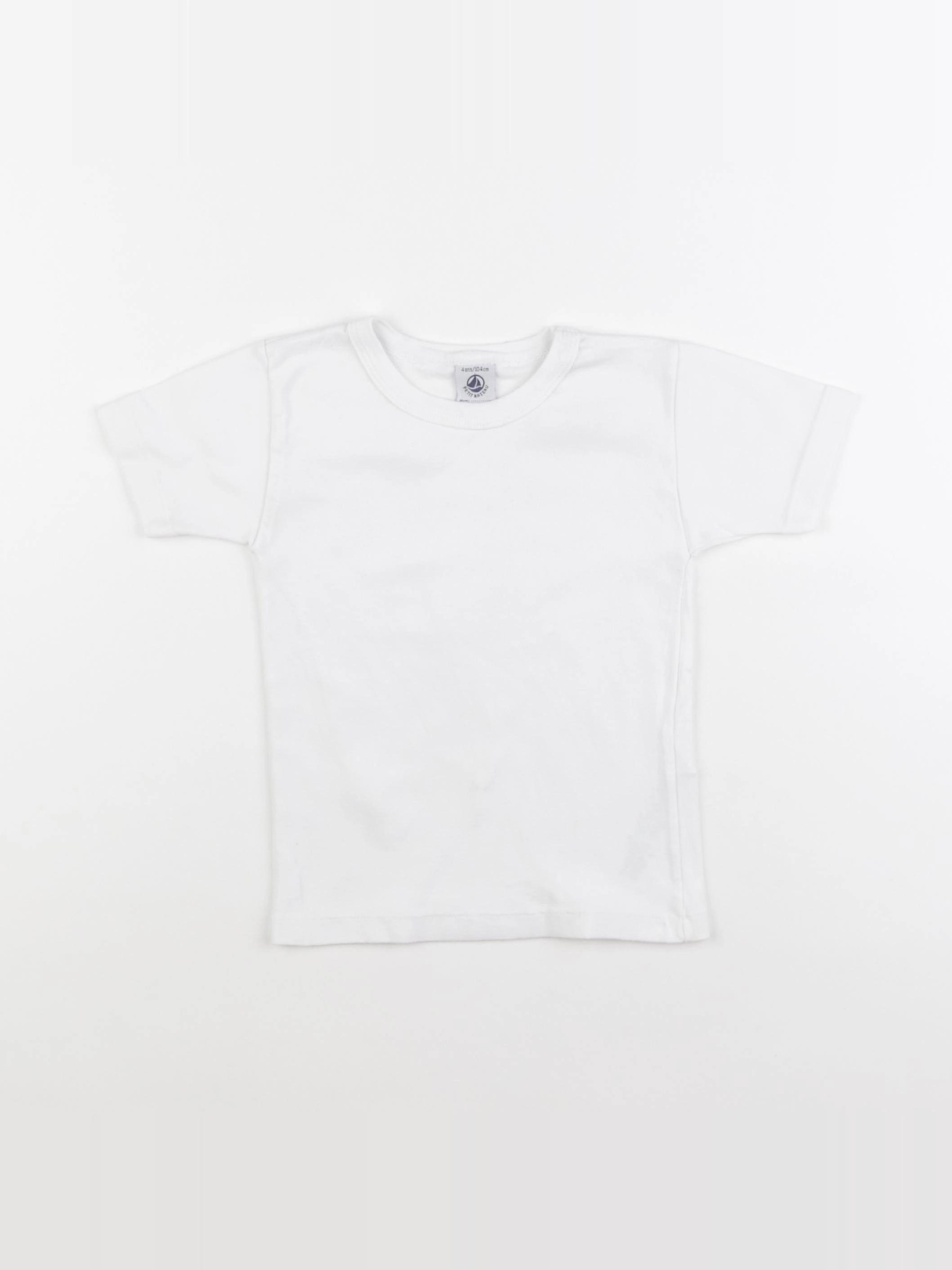 Petit Bateau - maillot de corps blanc - 4 ans