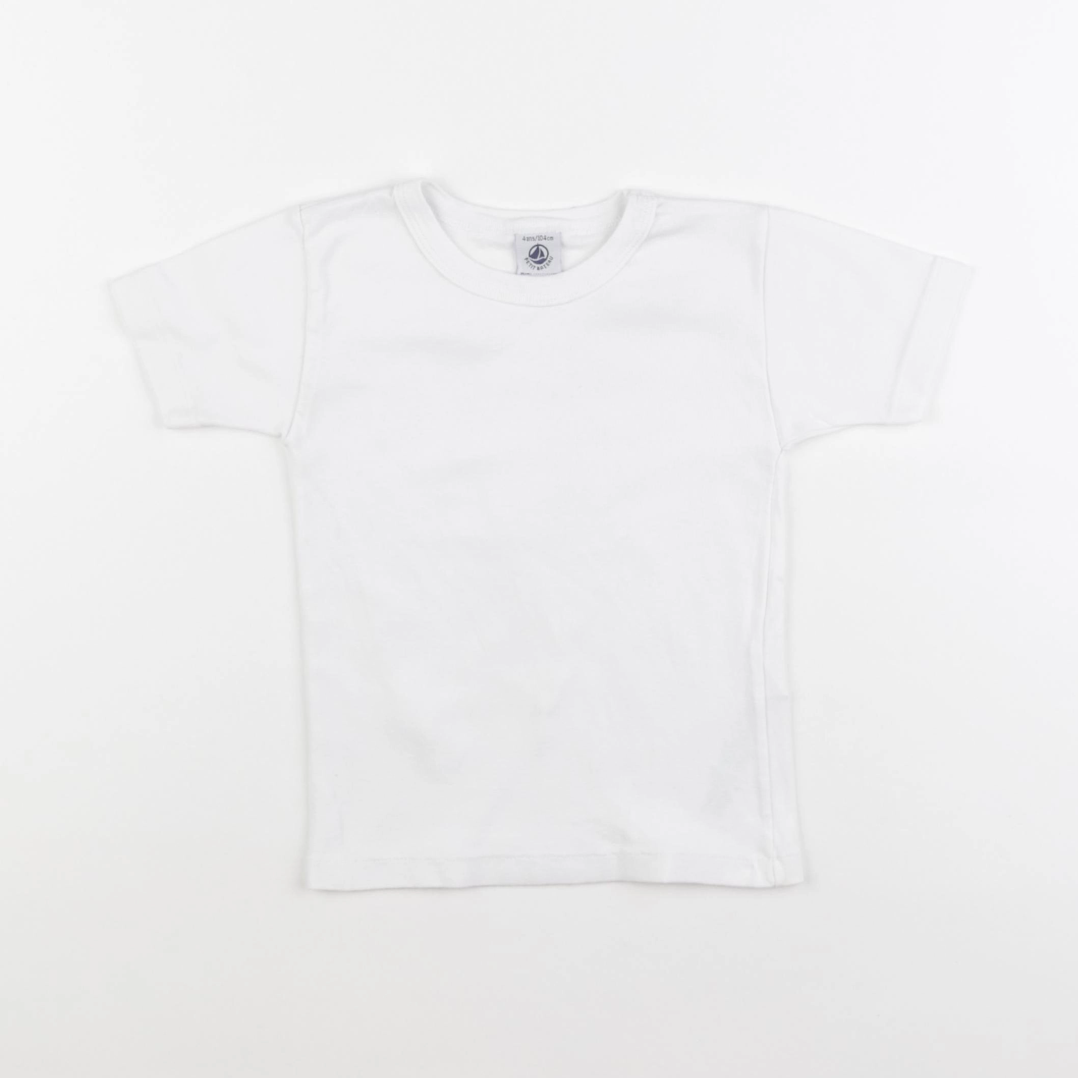 Petit Bateau - maillot de corps blanc - 4 ans